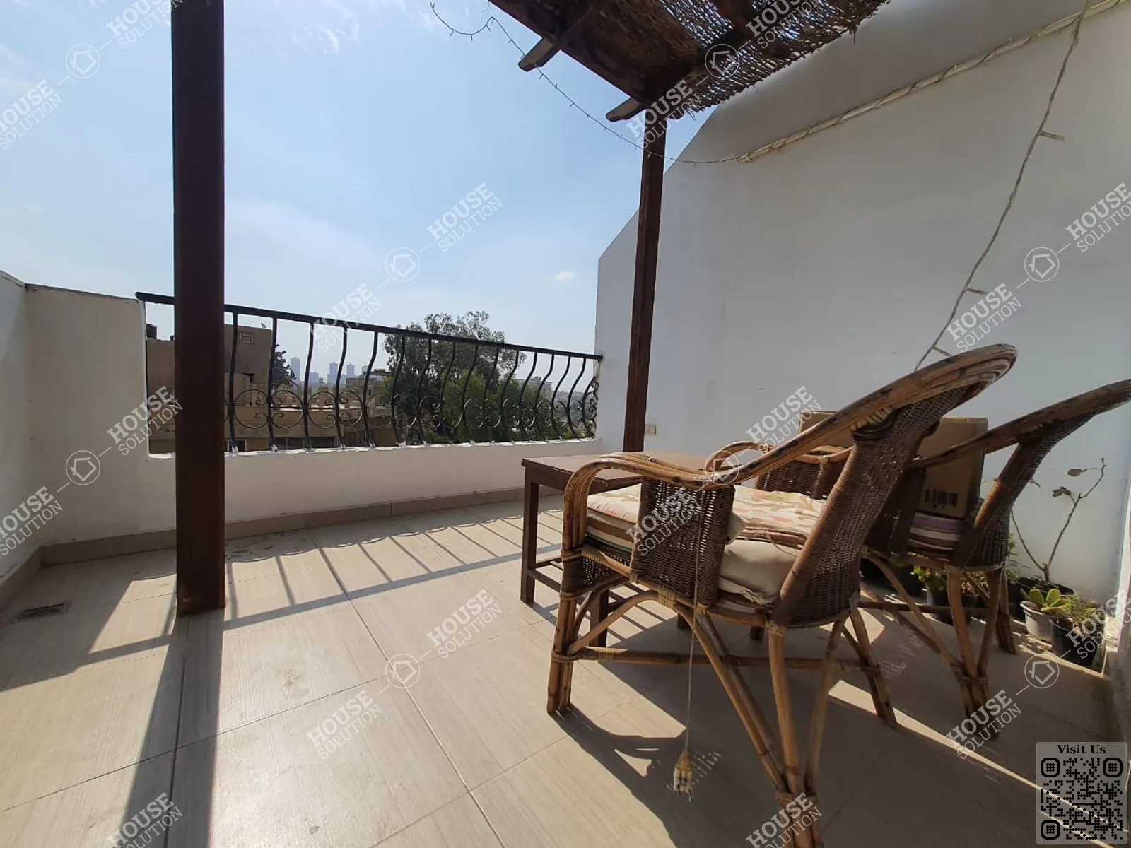 BALCONY  @ Studios For Rent In Maadi Maadi Degla Area: 90 m² consists of 1 Bedrooms 2 Bathrooms Modern furnished 3 stars #4630-0
