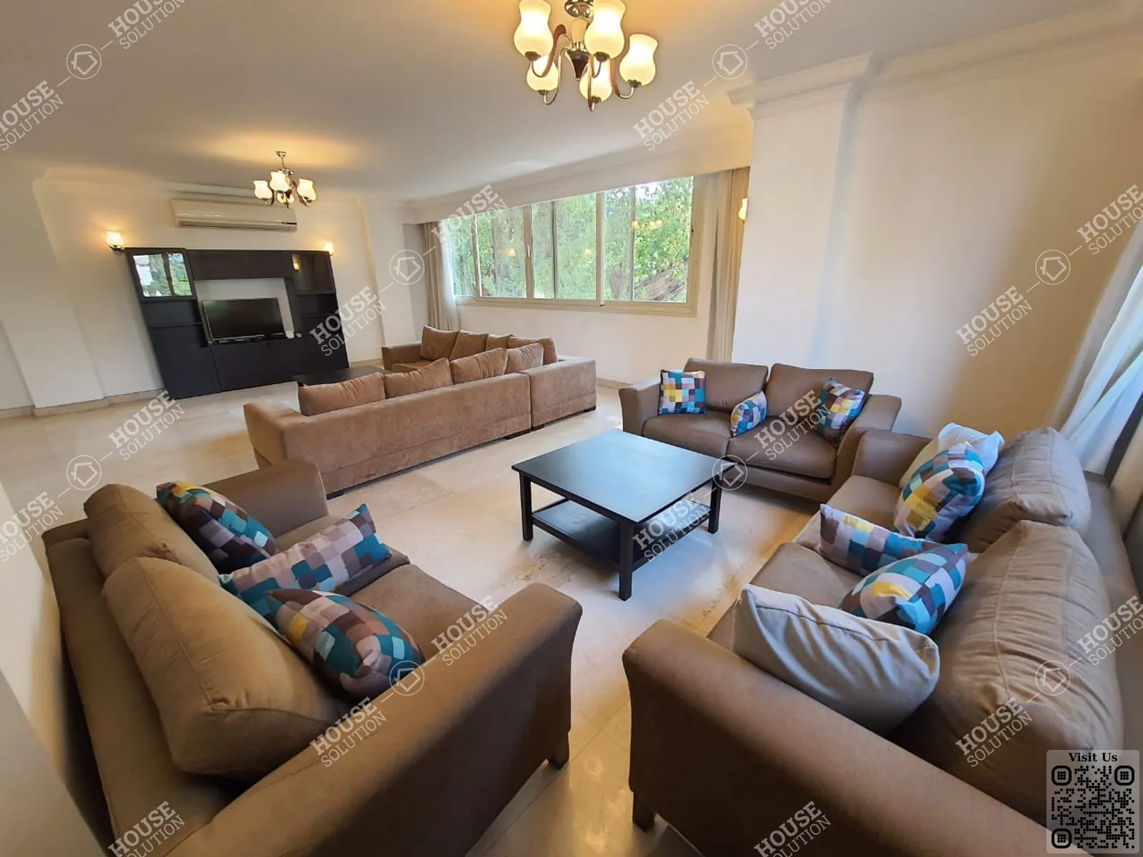 RECEPTION @ Apartments For Rent In Maadi Maadi Sarayat Area: 300 m² consists of 4 Bedrooms 4 Bathrooms Modern furnished 5 stars #4648-2