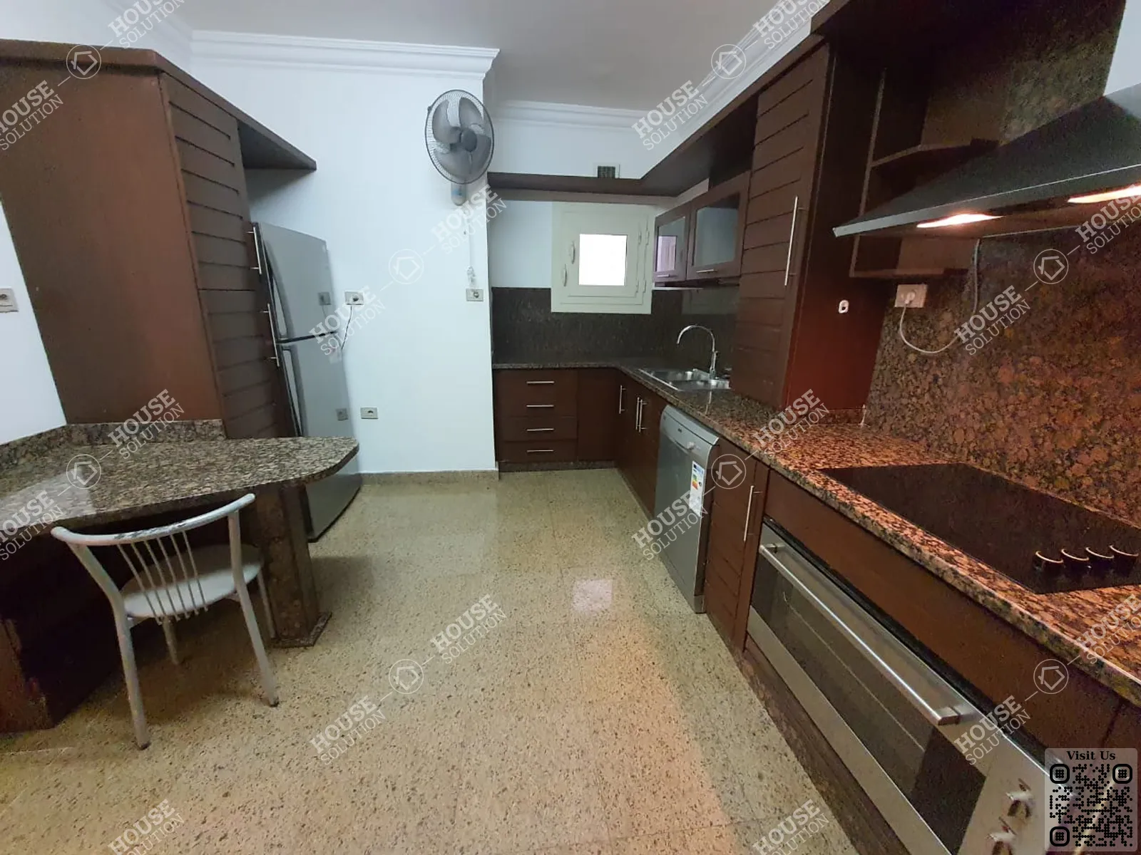 KITCHEN @ Apartments For Rent In Maadi Maadi Sarayat Area: 300 m² consists of 4 Bedrooms 4 Bathrooms Modern furnished 5 stars #4648-1