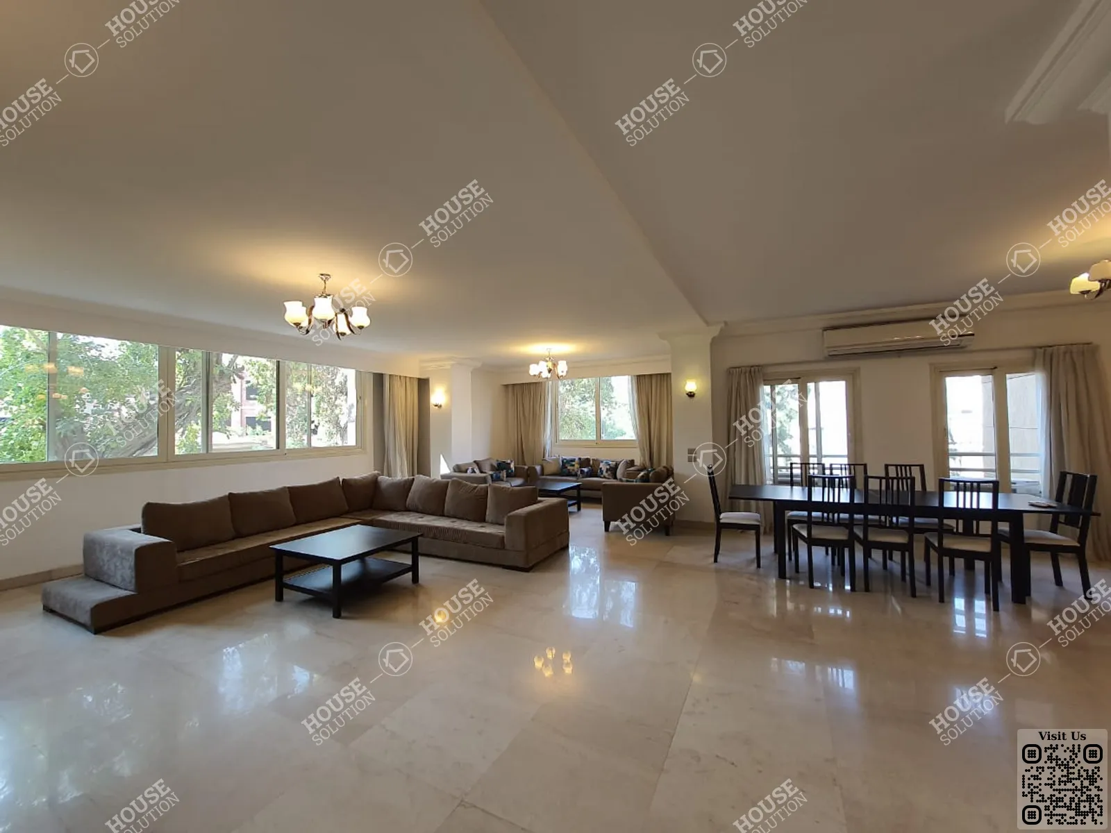 RECEPTION @ Apartments For Rent In Maadi Maadi Sarayat Area: 300 m² consists of 4 Bedrooms 4 Bathrooms Modern furnished 5 stars #4648-0