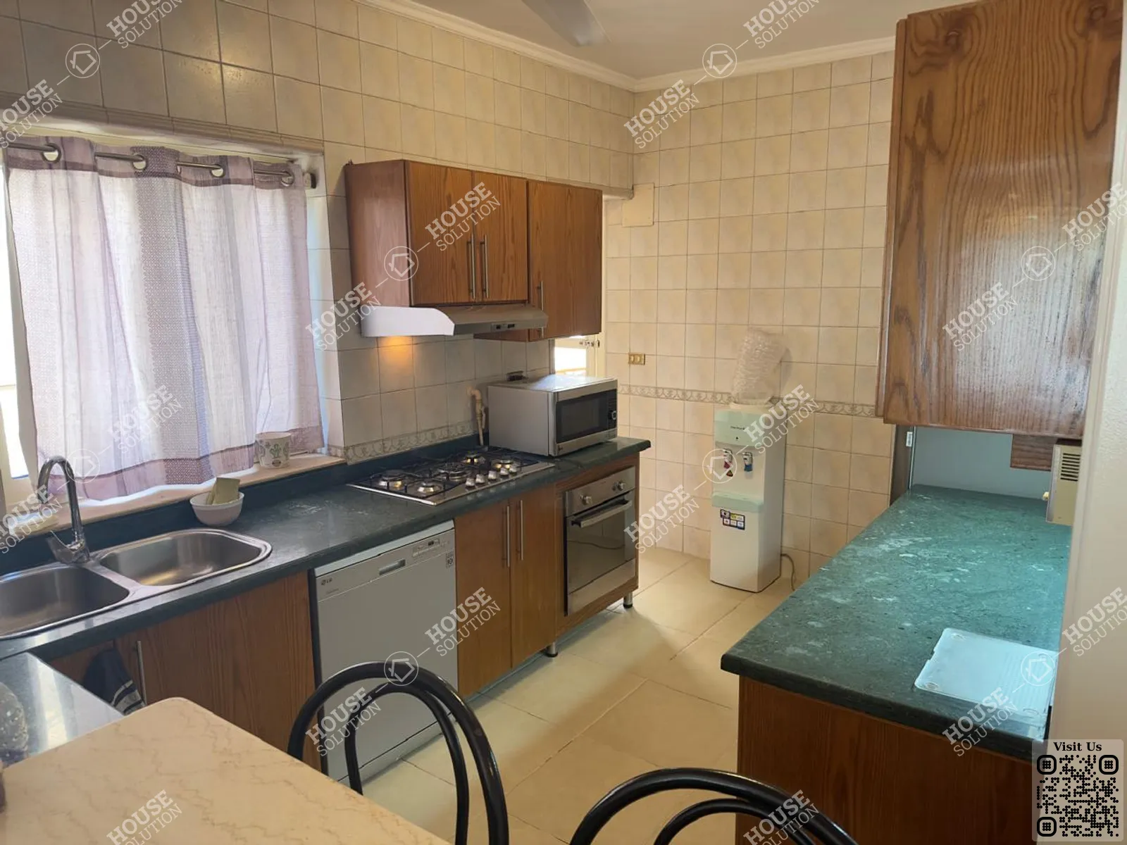 KITCHEN  @ Apartments For Rent In Maadi Maadi Sarayat Area: 180 m² consists of 3 Bedrooms 2 Bathrooms Modern furnished 5 stars #4694-2