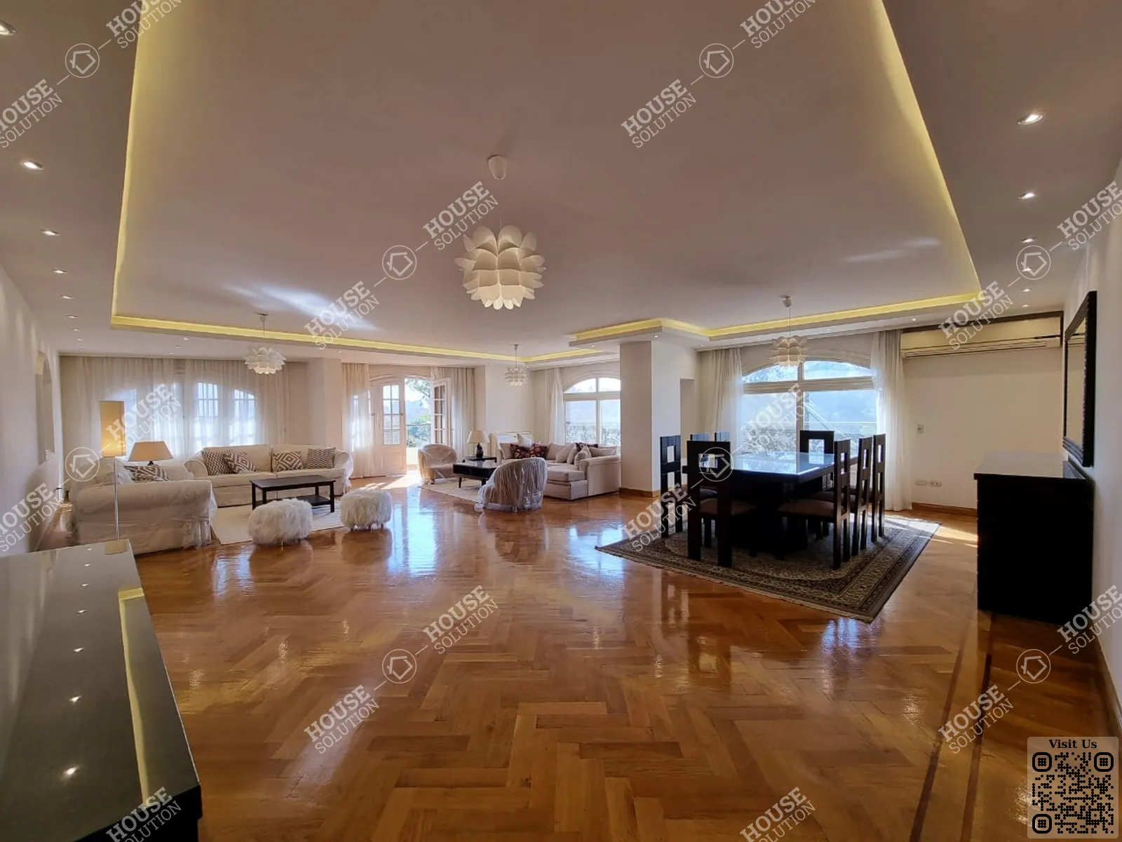 RECEPTION @ Apartments For Rent In Maadi Maadi Sarayat Area: 300 m² consists of 3 Bedrooms 3 Bathrooms Modern furnished 5 stars #4776-0