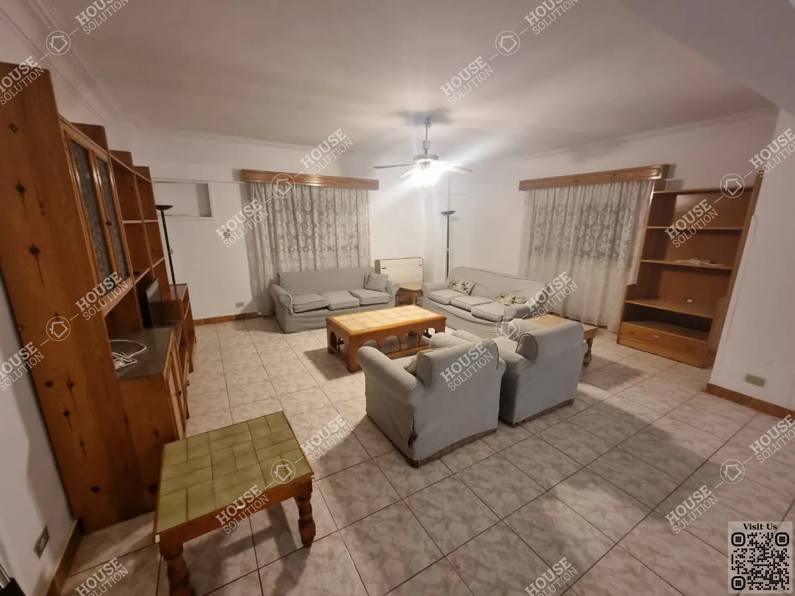 غرفة الاستقبال	 @ شقق للإيجار في المعادي دجله المعادي مساحة: 250 م² تتكون من 4 غرفة 3 حمام مفروش 5 نجوم #4778-0