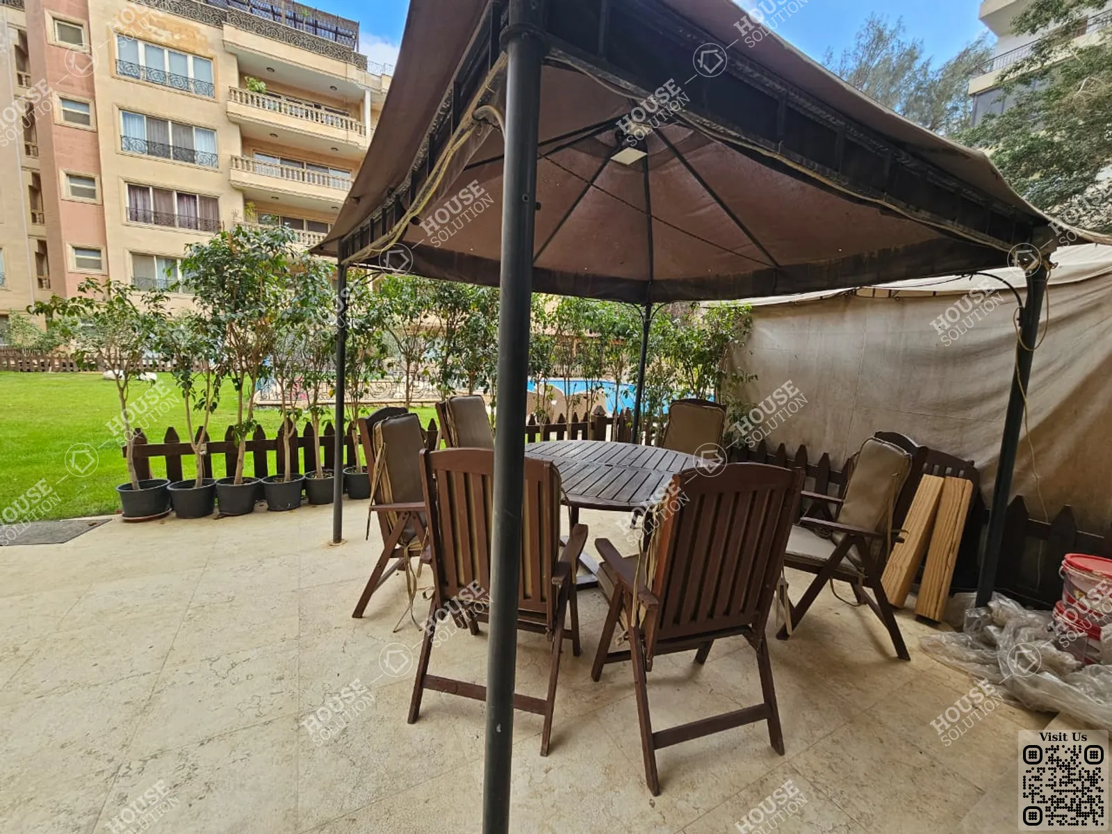 TERRACE @ Ground Floors For Rent In Maadi Maadi Sarayat Area: 300 m² consists of 4 Bedrooms 4 Bathrooms Modern furnished 5 stars #4786-1