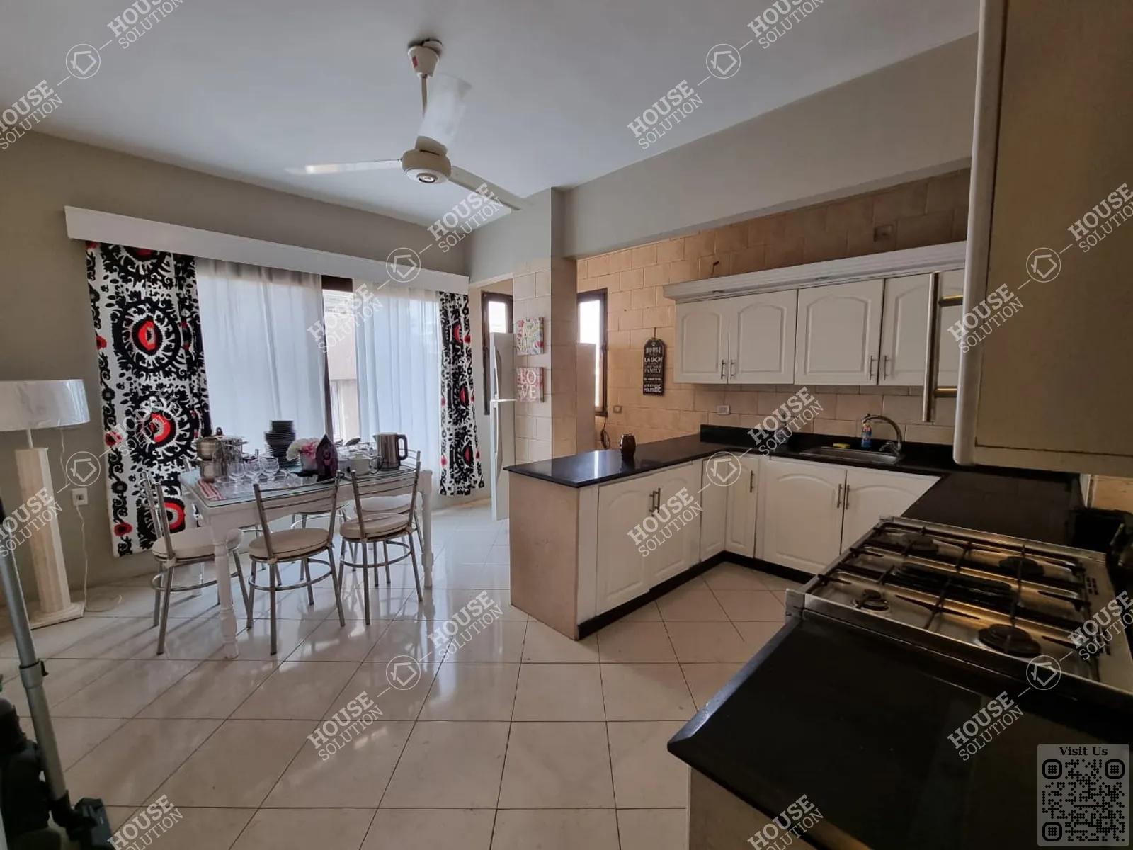 KITCHEN @ Apartments For Rent In Maadi Maadi Degla Area: 300 m² consists of 4 Bedrooms 3 Bathrooms Modern furnished 5 stars #4803-0