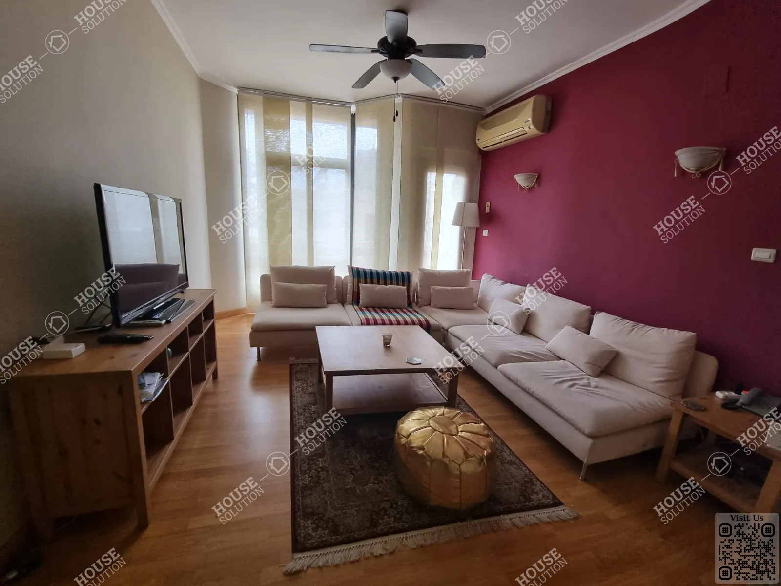 LIVING AREA  @ Apartments For Rent In Maadi Maadi Degla Area: 210 m² consists of 3 Bedrooms 2 Bathrooms Modern furnished 5 stars #4827-1