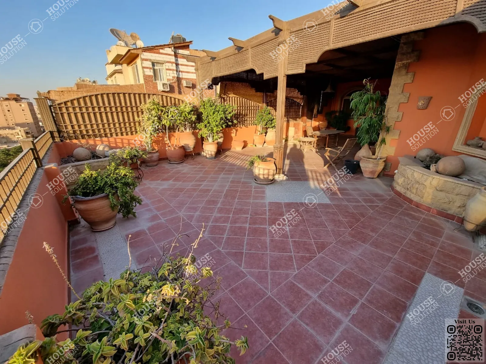 TERRACE  @ Penthouses For Rent In Maadi Maadi Degla Area: 500 m² consists of 5 Bedrooms 5 Bathrooms Semi furnished 5 stars #4830-0
