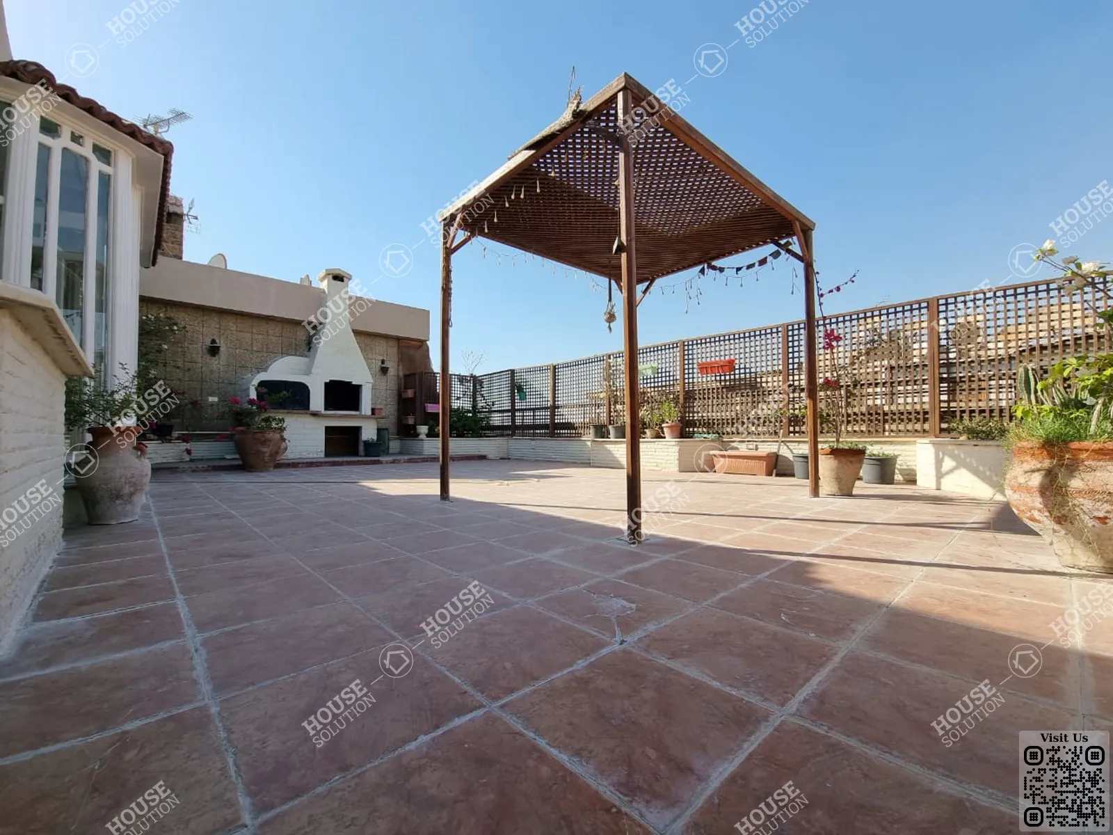 TERRACE  @ Penthouses For Rent In Maadi Maadi Degla Area: 400 m² consists of 4 Bedrooms 3 Bathrooms Furnished 5 stars #4863-0