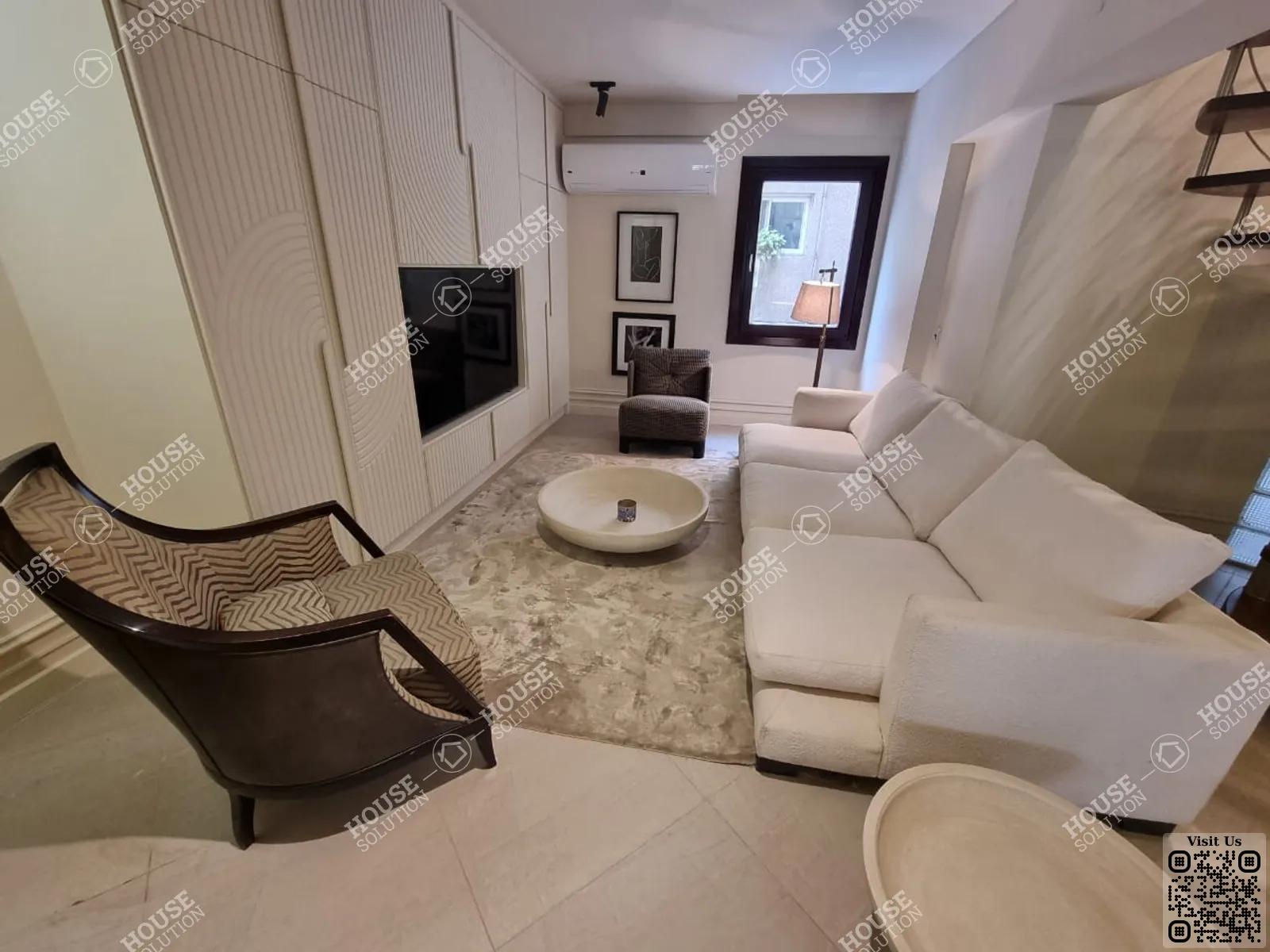 LIVING AREA  @ Duplexes For Rent In Maadi Maadi Degla Area: 300 m² consists of 3 Bedrooms 2 Bathrooms Modern furnished 5 stars #4864-2