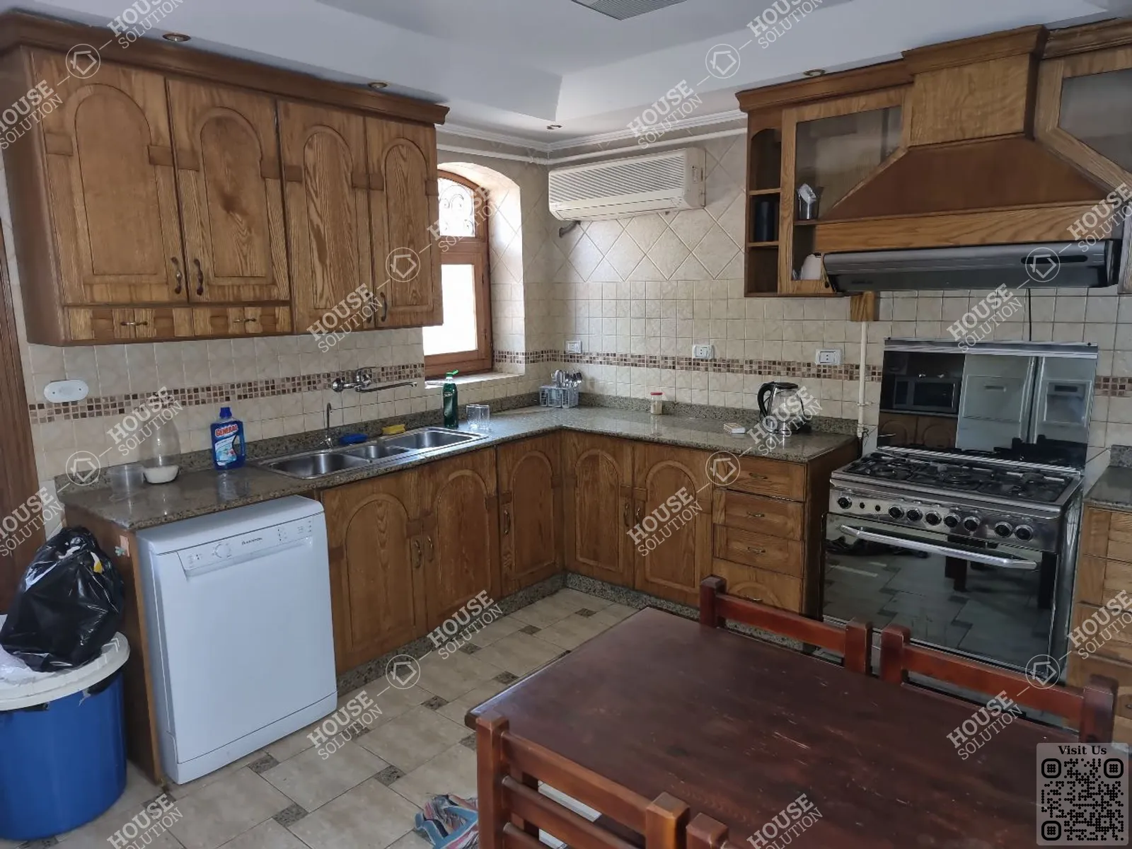 مطبخ	 @ دور ارضي للإيجار في المعادي سرايات المعادي مساحة: 350 م² تتكون من 4 غرفة 2 حمام مفروش 5 نجوم #4885-2