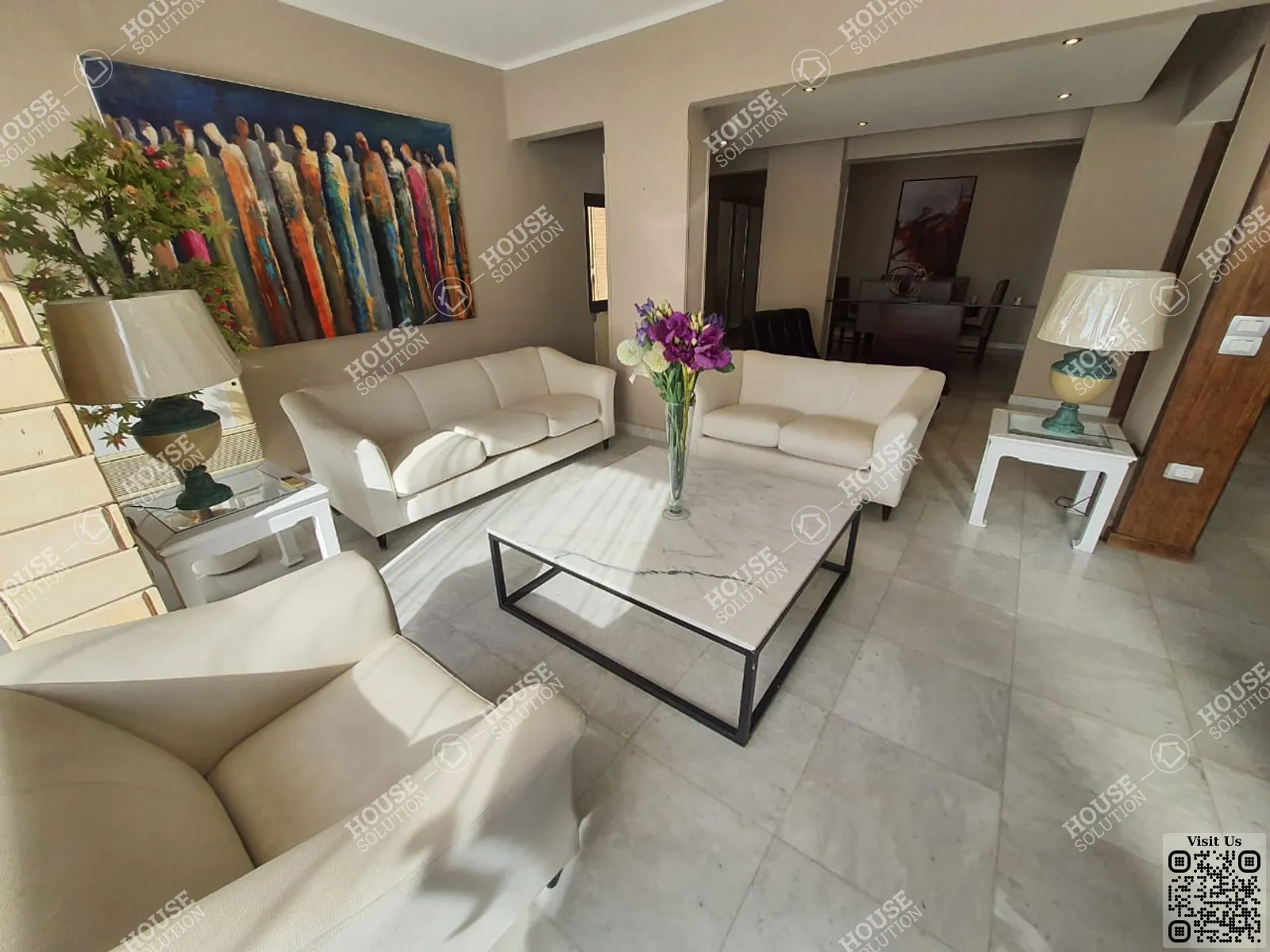 RECEPTION  @ Apartments For Rent In Maadi Maadi Degla Area: 250 m² consists of 3 Bedrooms 4 Bathrooms Modern furnished 5 stars #4892-0