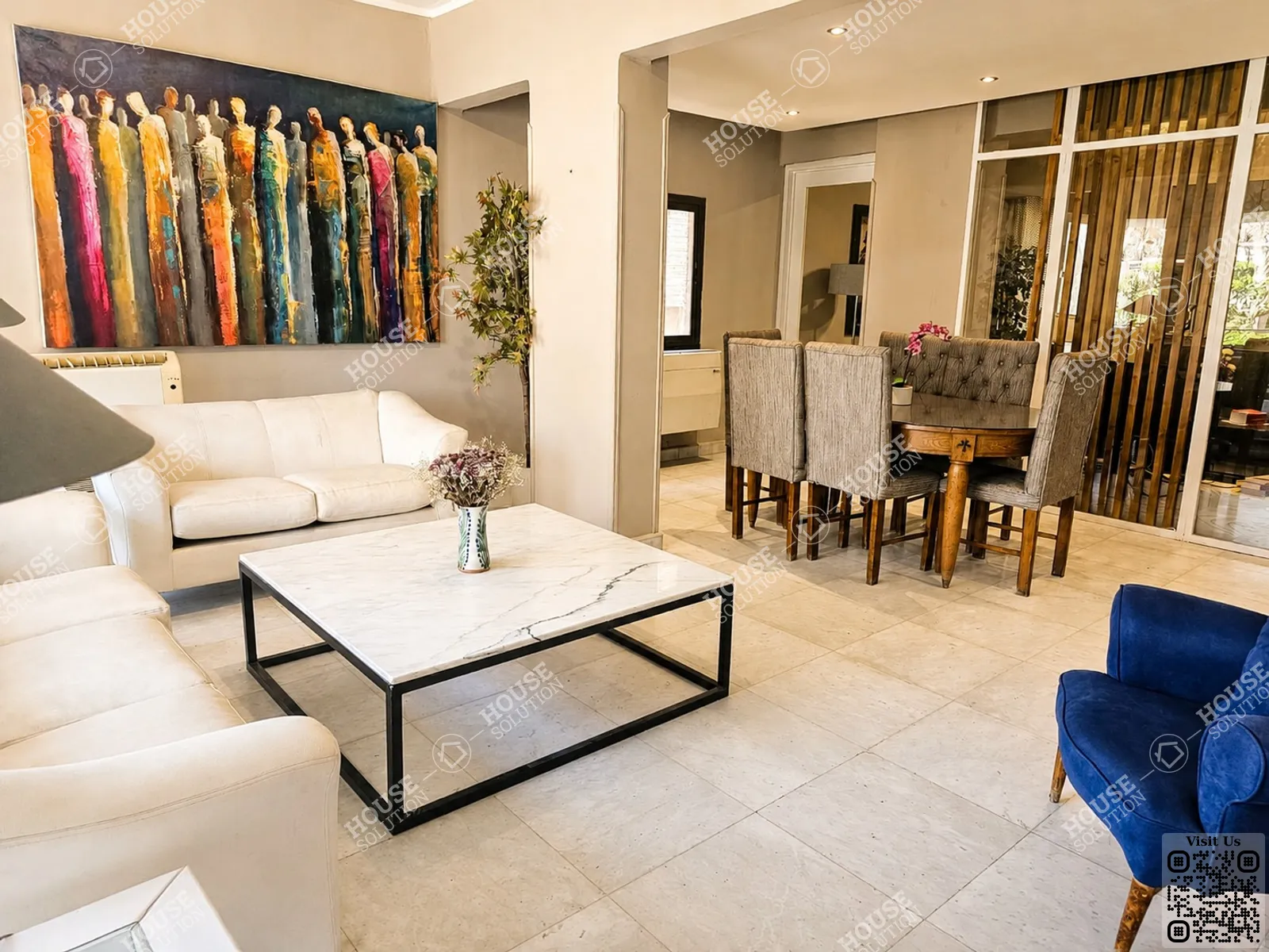 RECEPTION  @ Apartments For Rent In Maadi Maadi Degla Area: 250 m² consists of 4 Bedrooms 4 Bathrooms Modern furnished 5 stars #4892-0