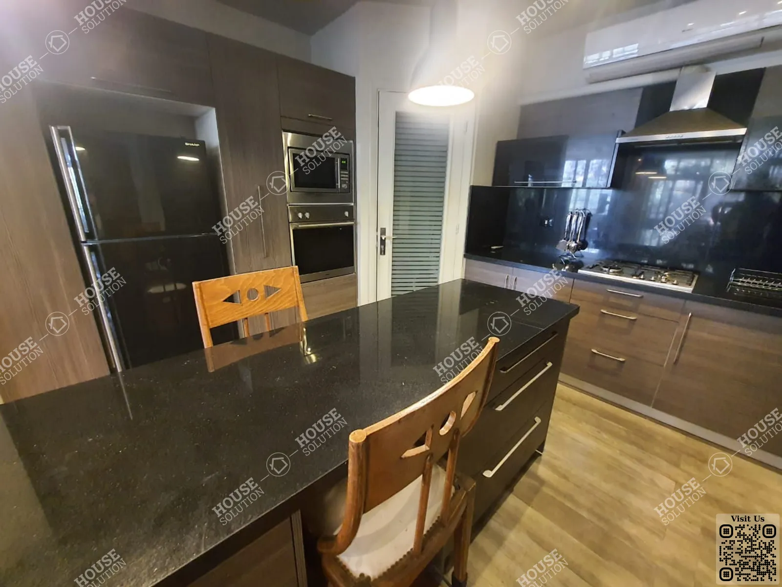 KITCHEN  @ Apartments For Rent In Maadi Maadi Sarayat Area: 150 m² consists of 2 Bedrooms 2 Bathrooms Furnished 5 stars #4900-1