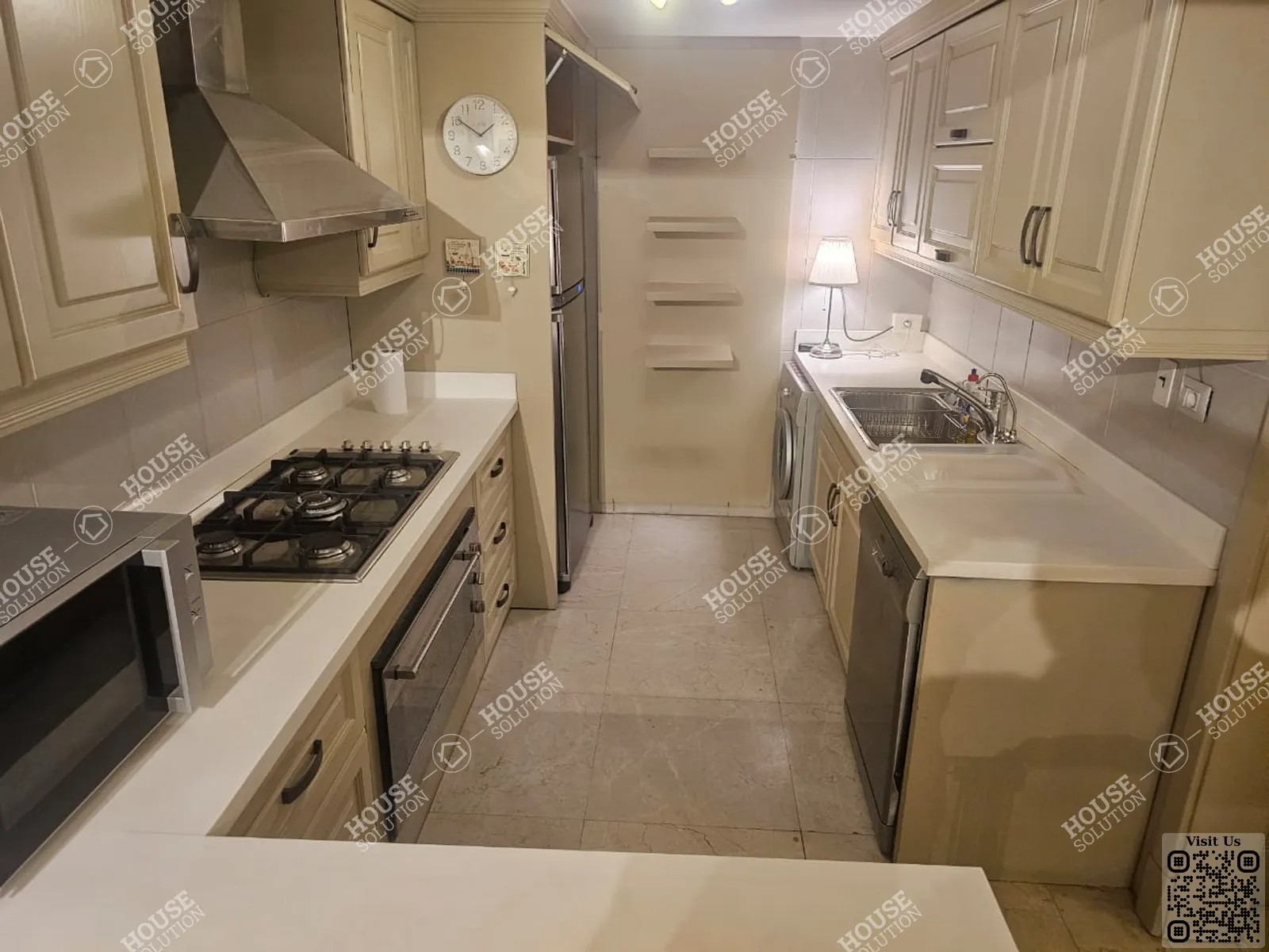 مطبخ	 @ دور ارضي للإيجار في المعادي سرايات المعادي مساحة: 170 م² تتكون من 2 غرفة 2 حمام مفروش 5 نجوم #4904-2