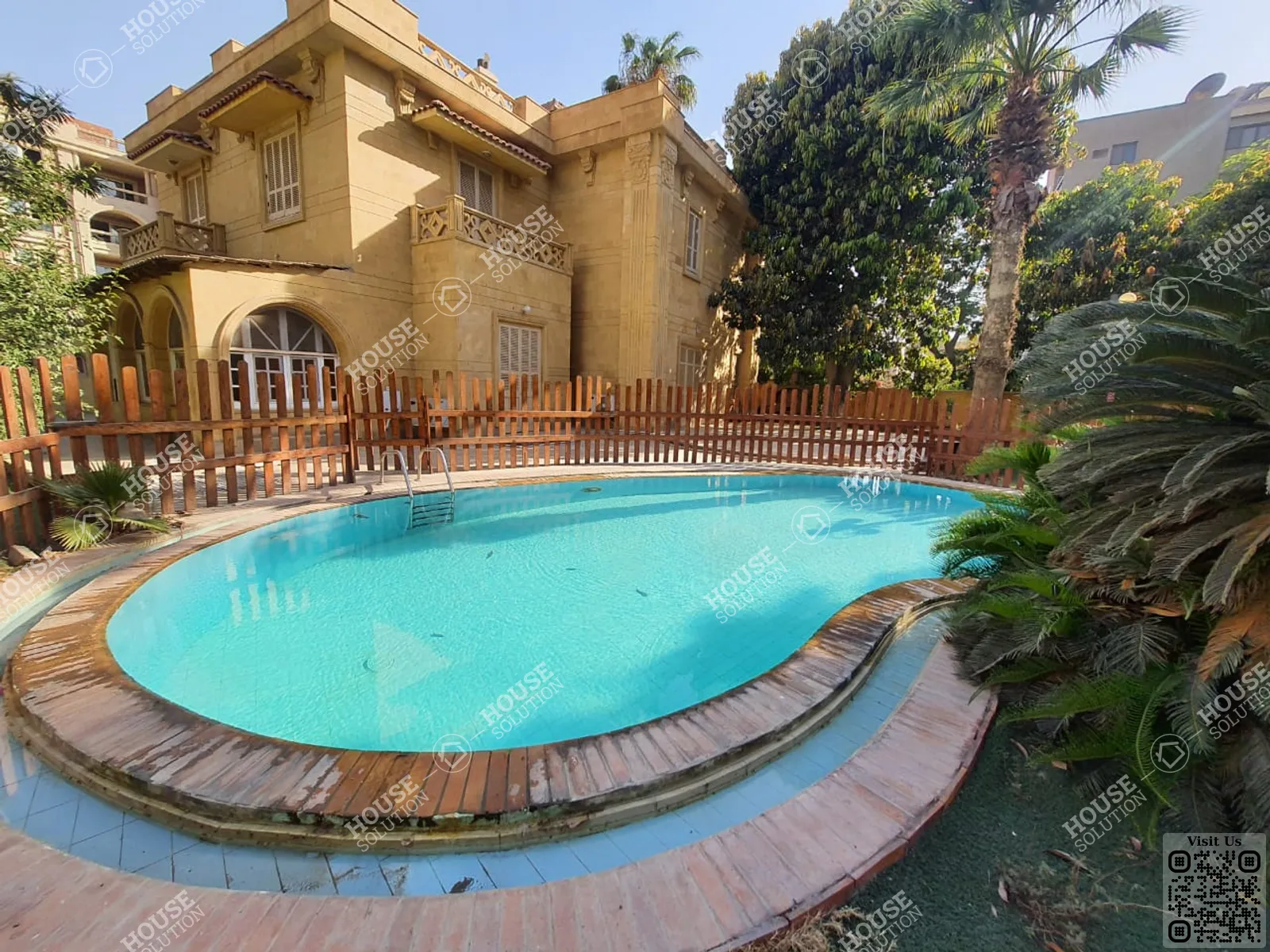 PRIVATE SWIMMING POOL  @ Villas For Rent In Maadi Maadi Sarayat Area: 1050 m² consists of 5 Bedrooms 4 Bathrooms Semi Finished 5 stars #4944-0