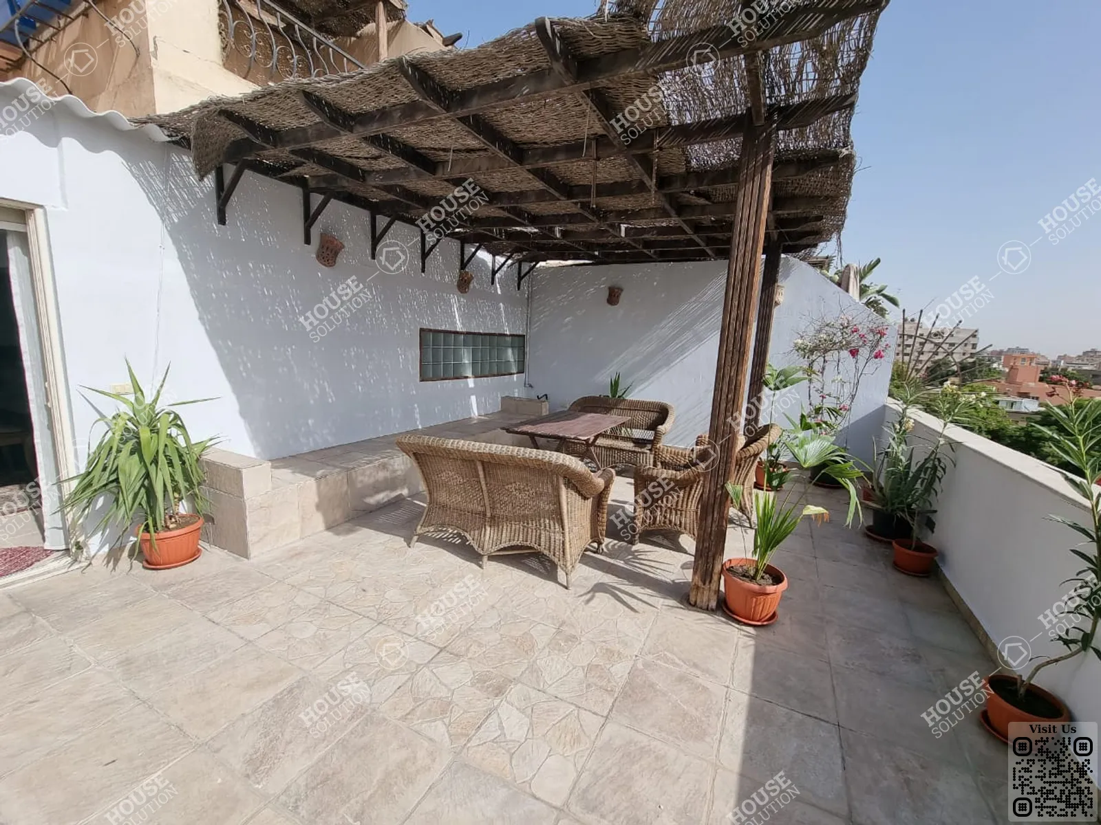 مصطبة	 @ رووف للإيجار في المعادي دجله المعادي مساحة: 240 م² تتكون من 3 غرفة 3 حمام مفروش مودرن 5 نجوم #4945-1