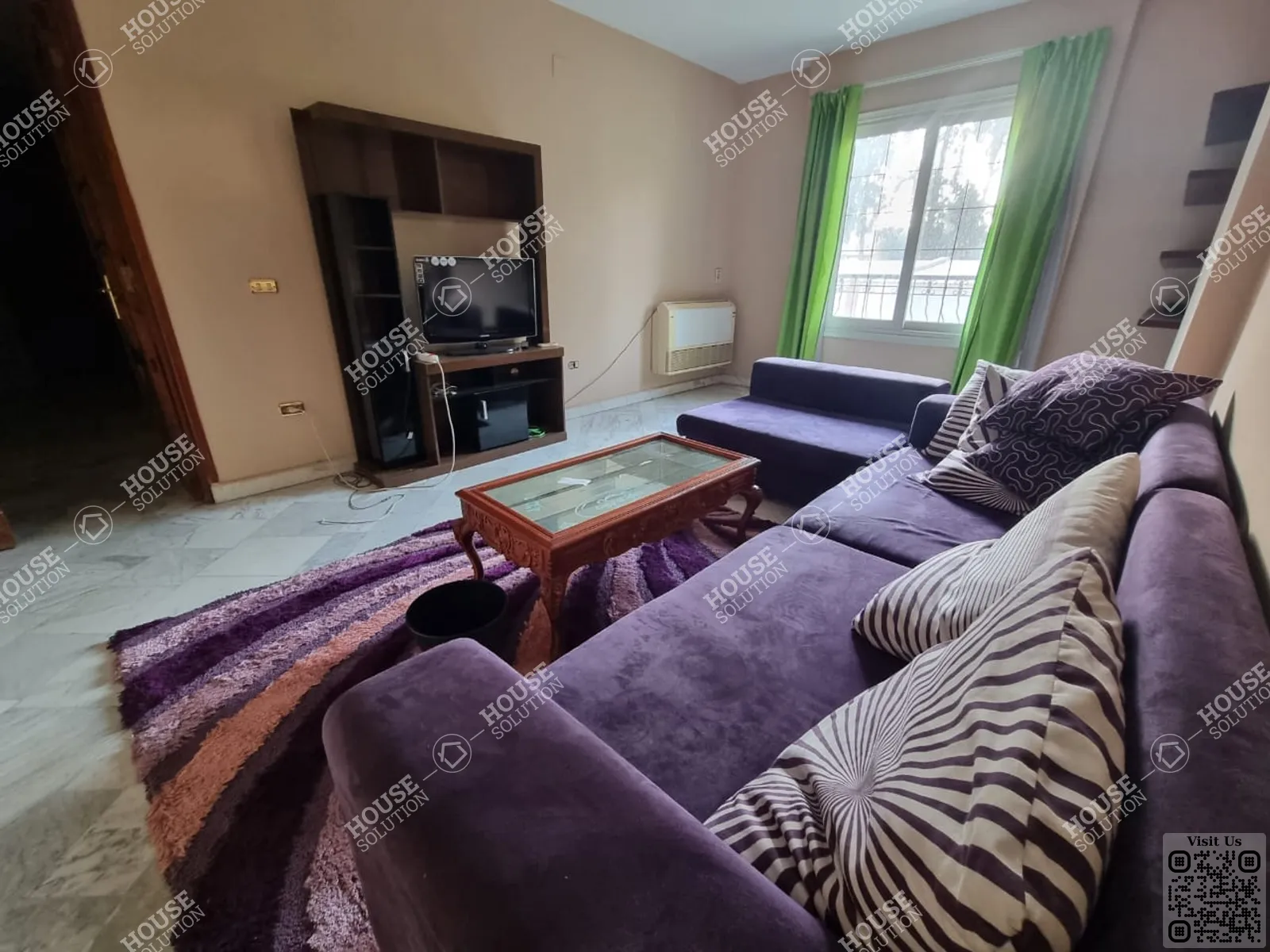 LIVING AREA @ Apartments For Rent In Maadi Maadi Degla Area: 230 m² consists of 3 Bedrooms 3 Bathrooms Furnished 5 stars #4946-1