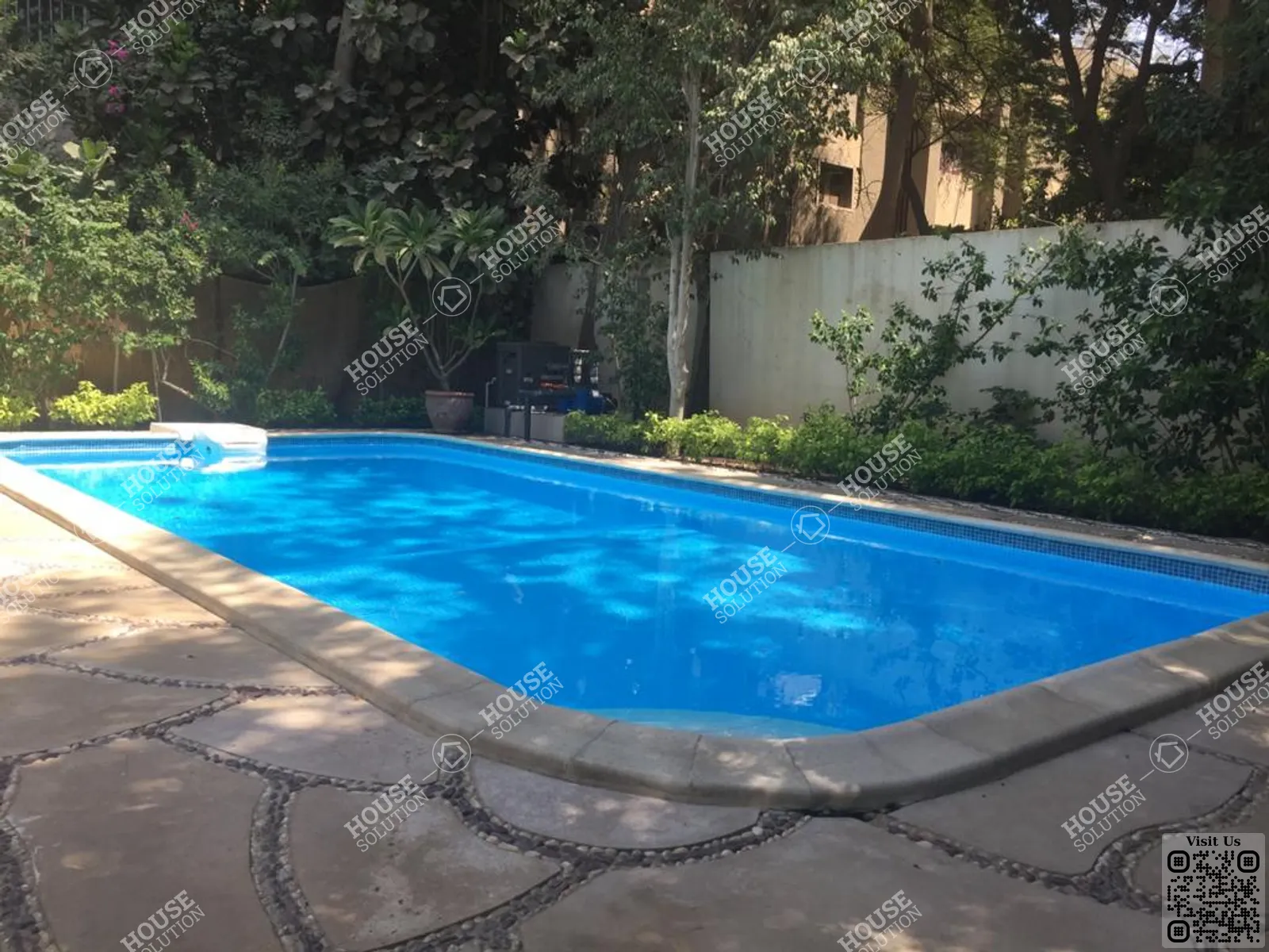 PRIVATE SWIMMING POOL  @ Villas For Rent In Maadi Maadi Degla Area: 600 m² consists of 4 Bedrooms 3 Bathrooms Semi furnished 5 stars #4963-2