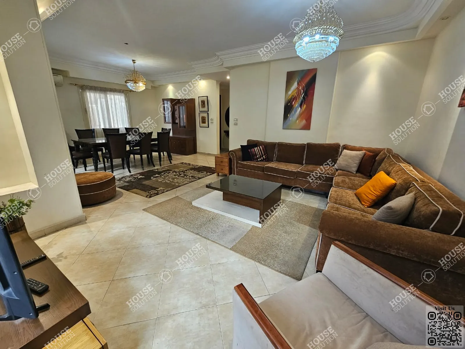 RECEPTION  @ Apartments For Rent In Maadi Maadi Degla Area: 180 m² consists of 3 Bedrooms 3 Bathrooms Furnished 5 stars #4968-0