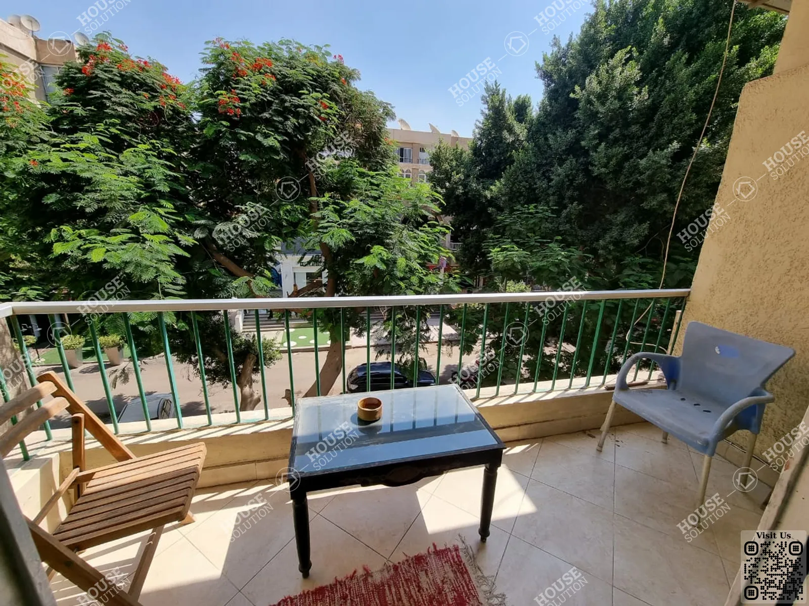 BALCONY  @ Apartments For Rent In Maadi Maadi Degla Area: 130 m² consists of 2 Bedrooms 2 Bathrooms Furnished 4 stars #4980-2