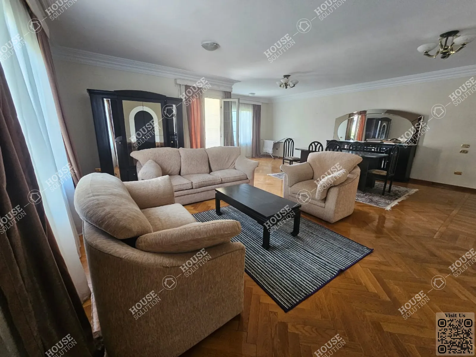 RECEPTION  @ Apartments For Rent In Maadi Maadi Degla Area: 240 m² consists of 3 Bedrooms 3 Bathrooms Modern furnished 5 stars #4991-1