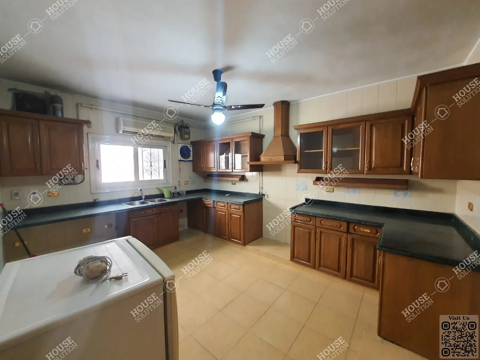 KITCHEN  @ Apartments For Rent In Maadi Maadi Degla Area: 240 m² consists of 3 Bedrooms 3 Bathrooms Semi furnished 5 stars #4993-1