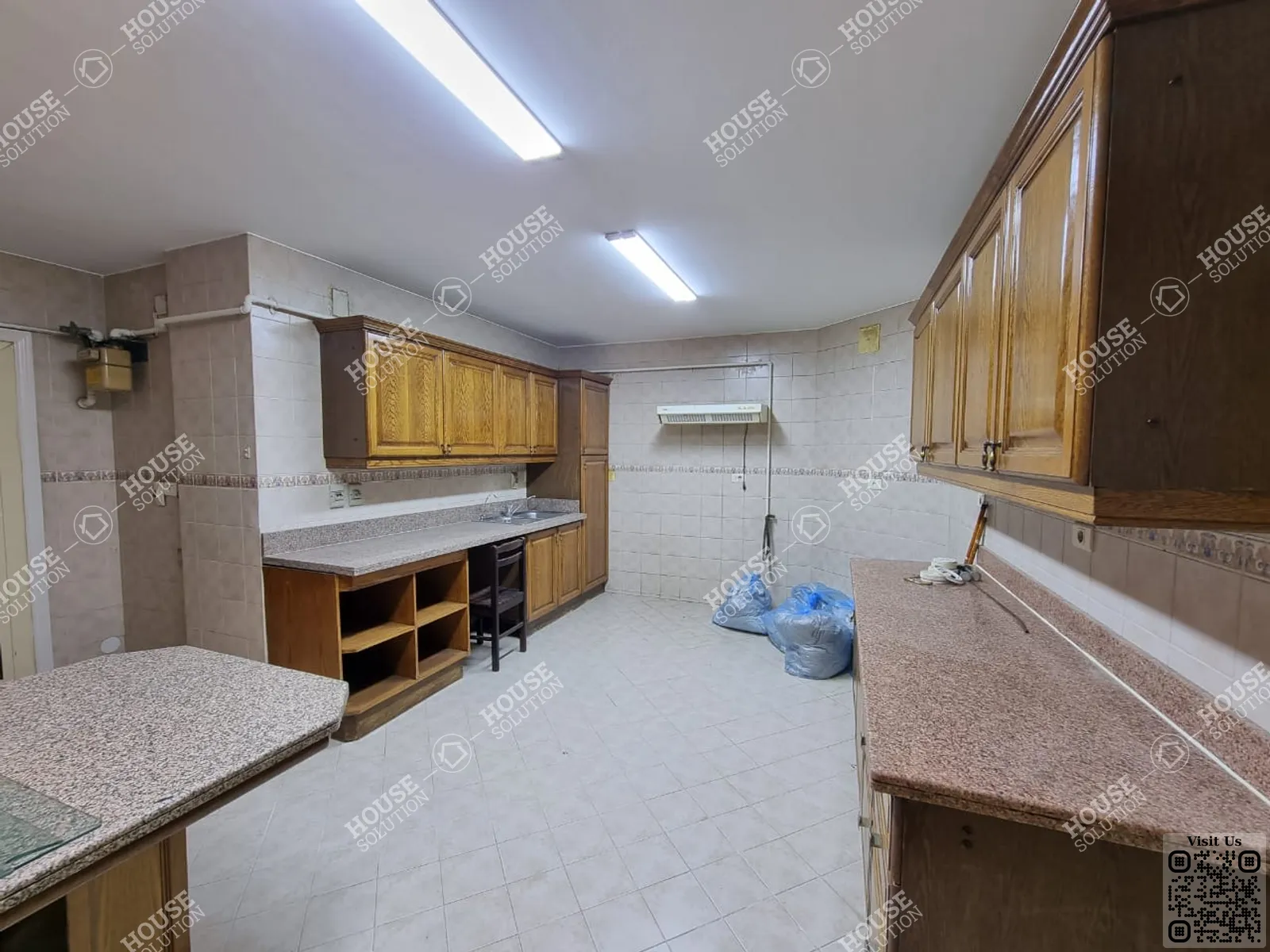 KITCHEN  @ Ground Floors For Rent In Maadi Maadi Sarayat Area: 300 m² consists of 4 Bedrooms 3 Bathrooms Semi furnished 5 stars #5010-2