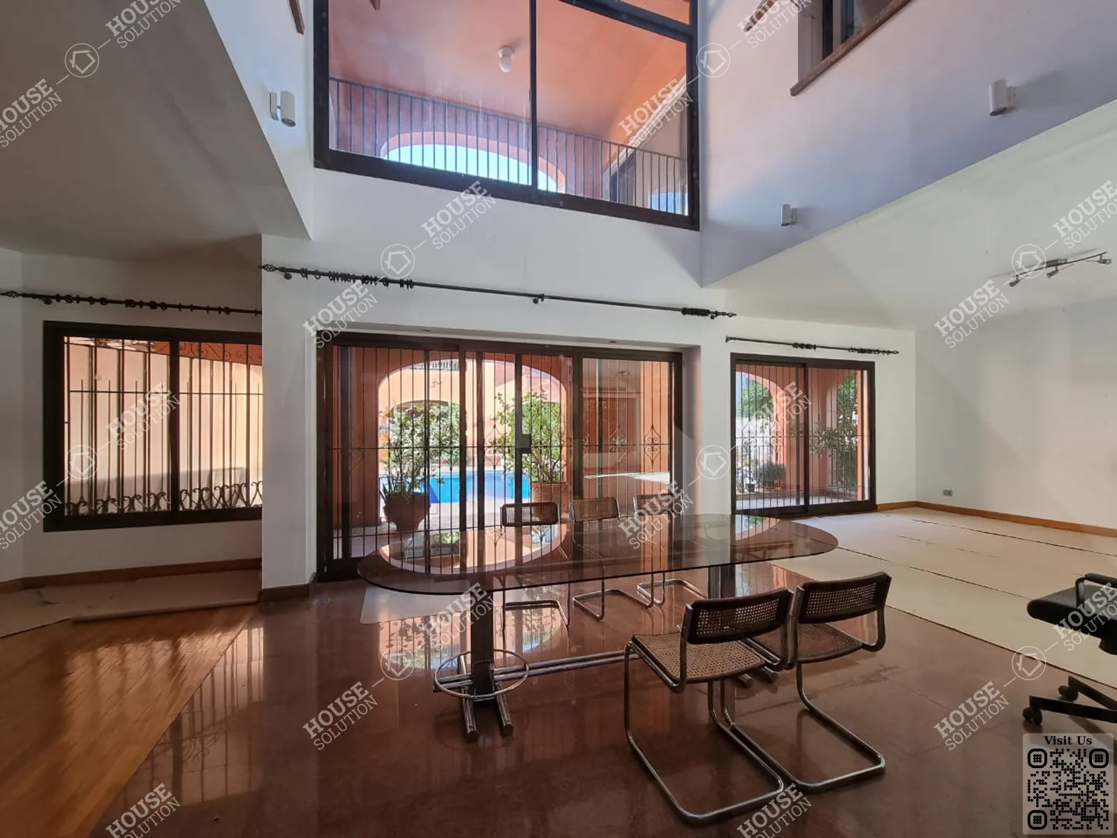 غرفة الاستقبال	 @ فيلات للإيجار في المعادي دجله المعادي مساحة: 600 م² تتكون من 4 غرفة 4 حمام نصف مفروش 5 نجوم #5018-1