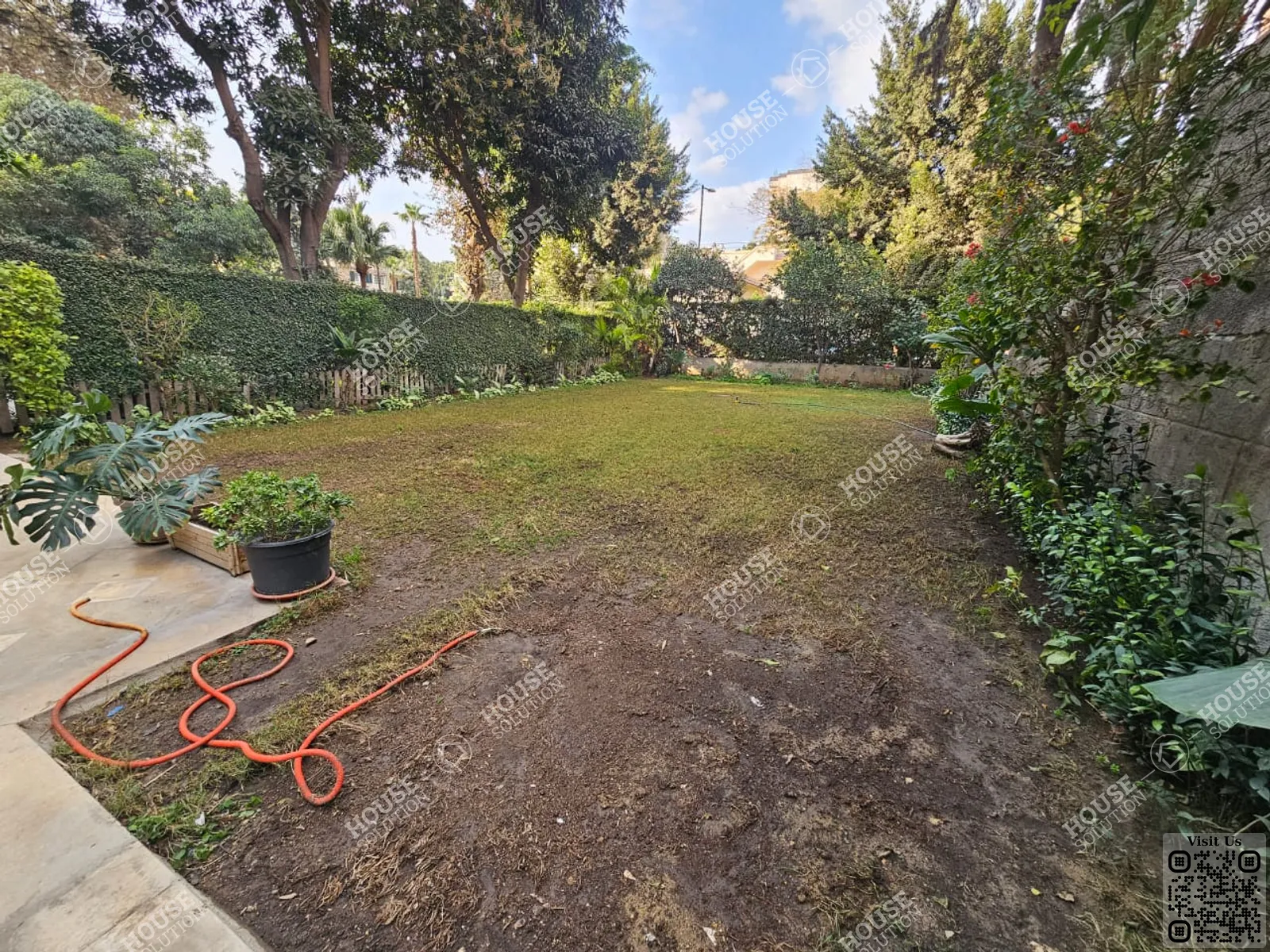 PRIVATE GARDEN  @ Apartments For Rent In Maadi Maadi Degla Area: 320 m² consists of 4 Bedrooms 3 Bathrooms Furnished 5 stars #5029-1