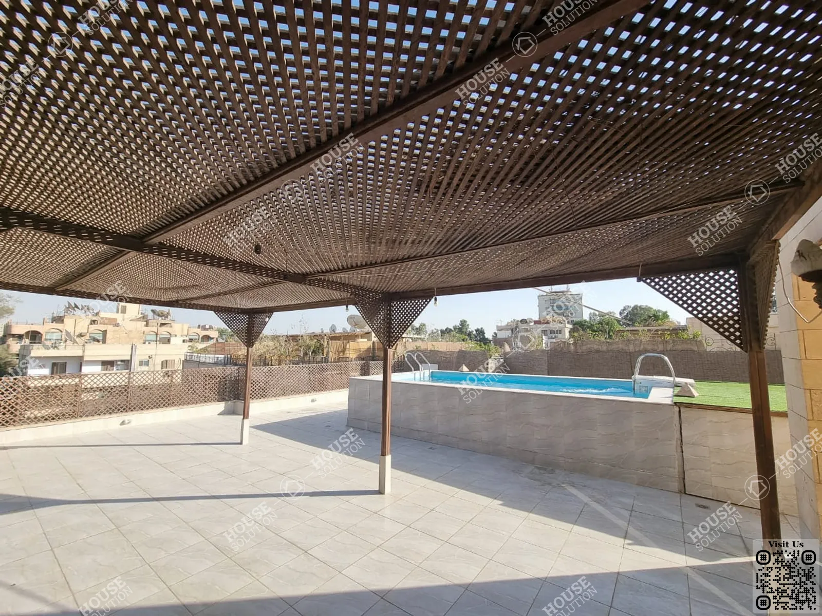 PRIVATE SWIMMING POOL  @ Penthouses For Rent In Maadi Maadi Sarayat Area: 500 m² consists of 4 Bedrooms 4 Bathrooms Semi furnished 5 stars #5031-0