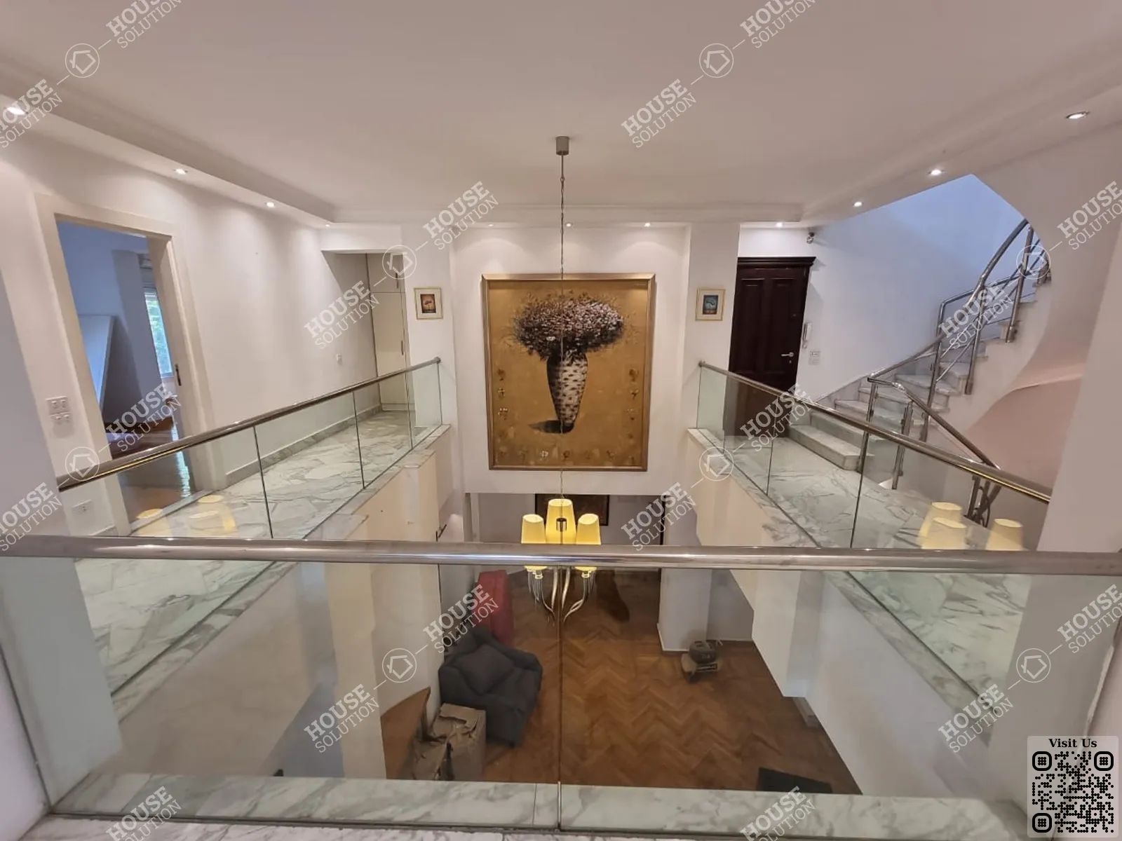 RECEPTION  @ Penthouses For Rent In Maadi Maadi Sarayat Area: 600 m² consists of 4 Bedrooms 5 Bathrooms Modern furnished 5 stars #5040-0