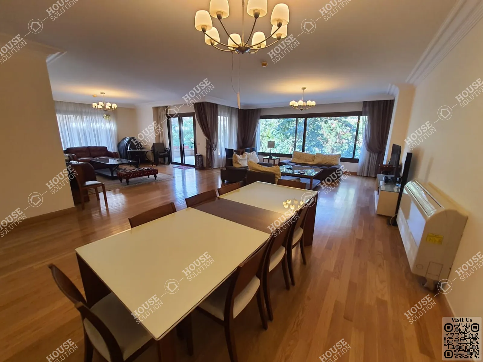 غرفة الاستقبال	 @ شقق للإيجار في المعادي سرايات المعادي مساحة: 350 م² تتكون من 4 غرفة 3 حمام مفروش مودرن 5 نجوم #5047-0