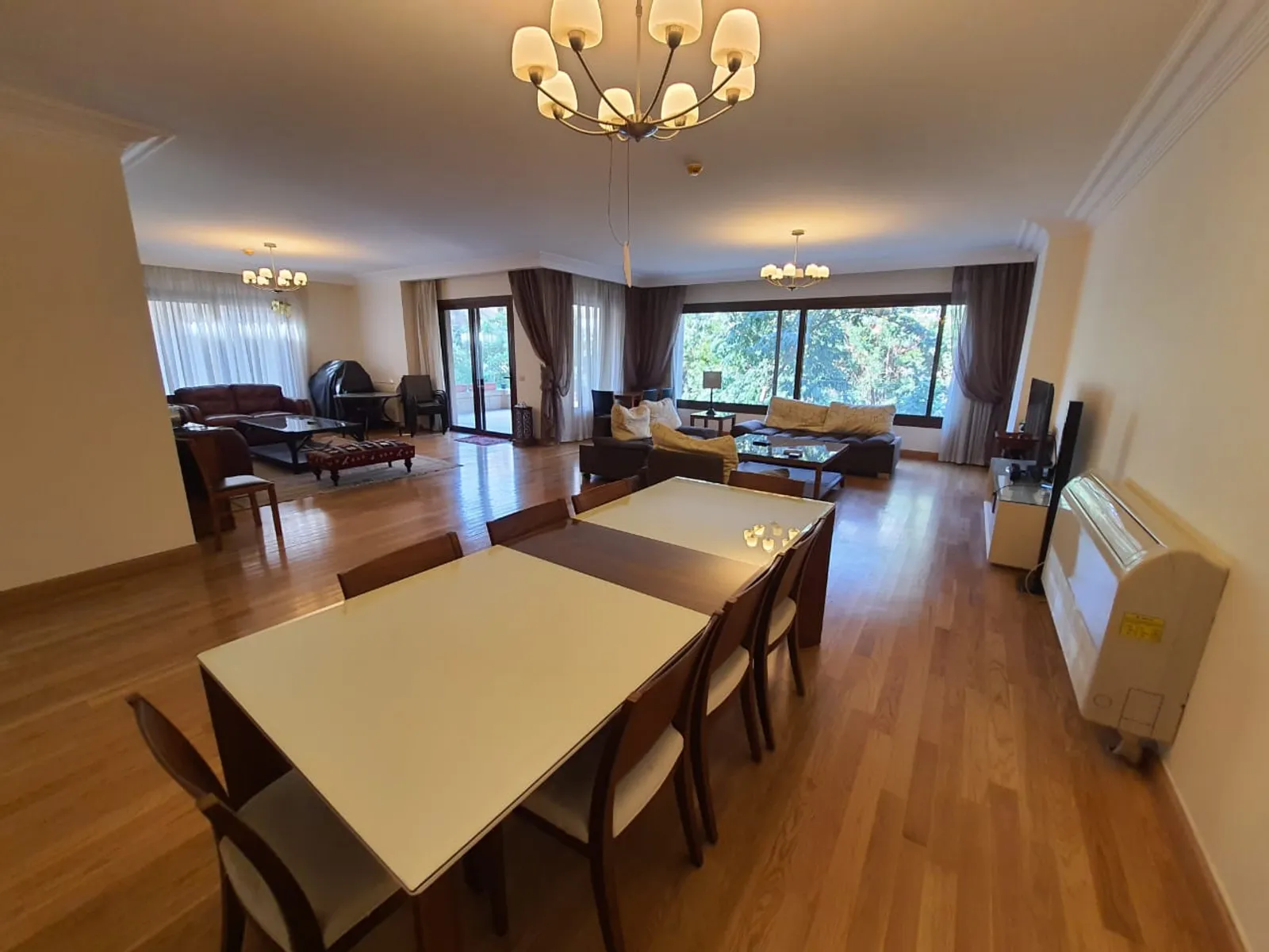 شقق للبيع في المعادي سرايات المعادي مساحة: 350 م² تتكون من 4 غرفة 3 حمام مفروش مودرن 5 نجوم #5047