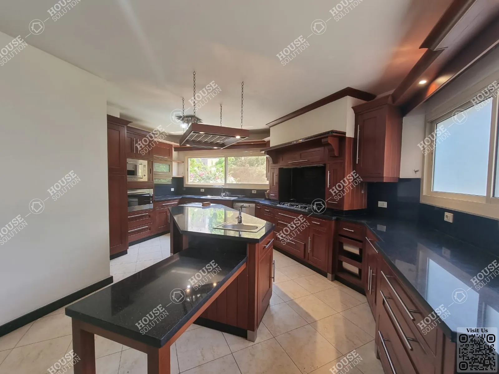 KITCHEN  @ Apartments For Rent In Maadi Maadi Sarayat Area: 400 m² consists of 6 Bedrooms 5 Bathrooms Semi furnished 5 stars #5050-2