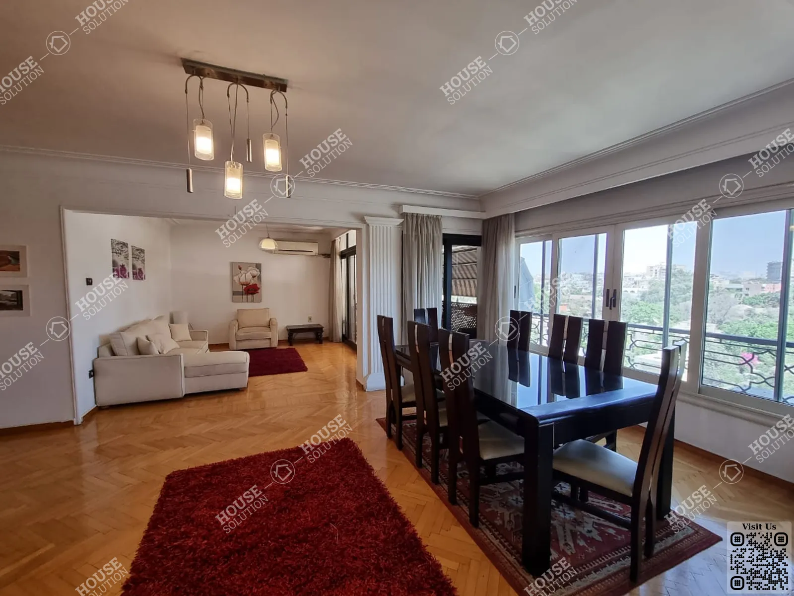 RECEPTION  @ Duplexes For Rent In Maadi Maadi Sarayat Area: 240 m² consists of 3 Bedrooms 3 Bathrooms Furnished 4 stars #5054-0