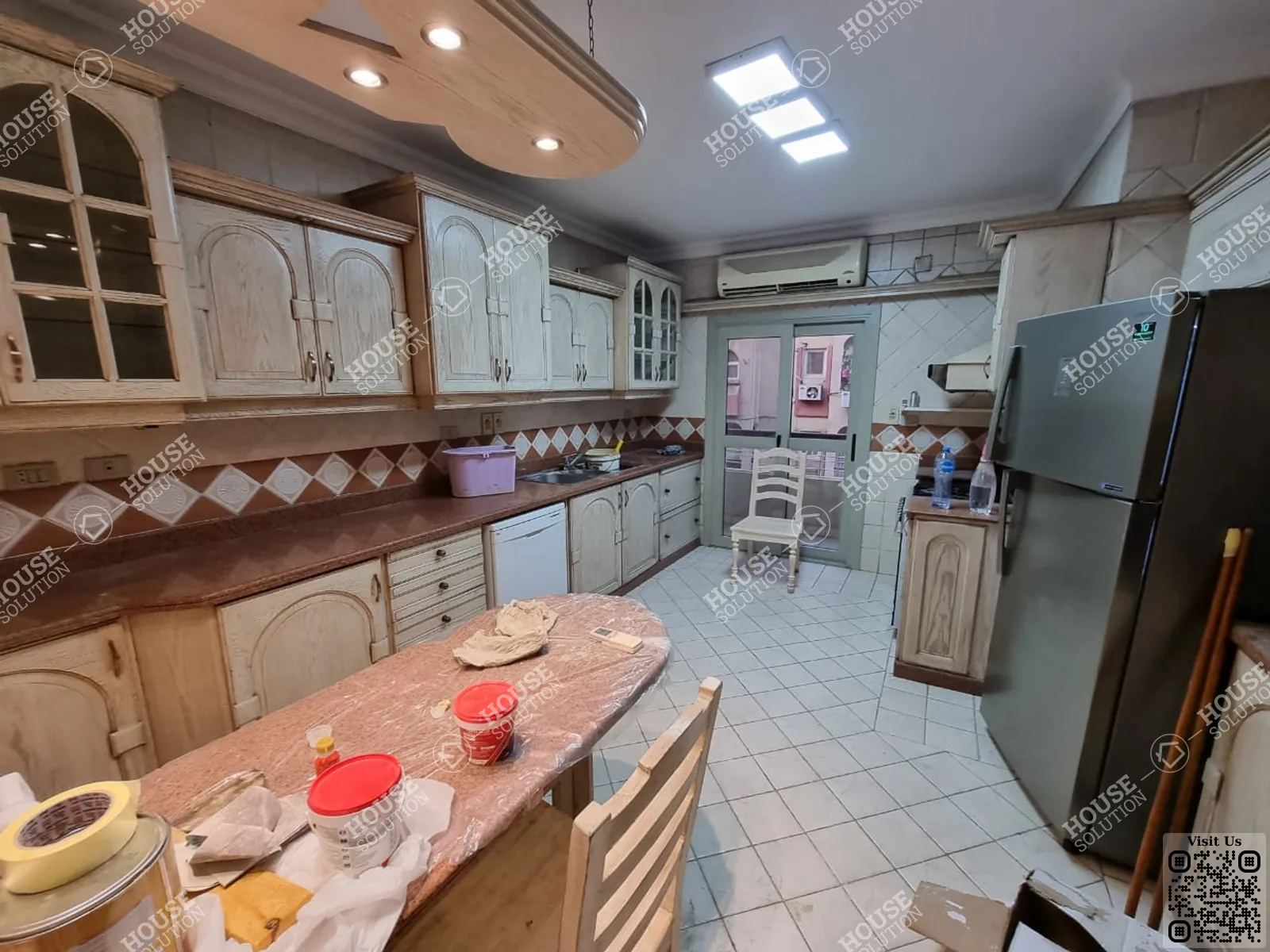 KITCHEN  @ Duplexes For Rent In Maadi Maadi Sarayat Area: 300 m² consists of 4 Bedrooms 3 Bathrooms Furnished 5 stars #5066-1