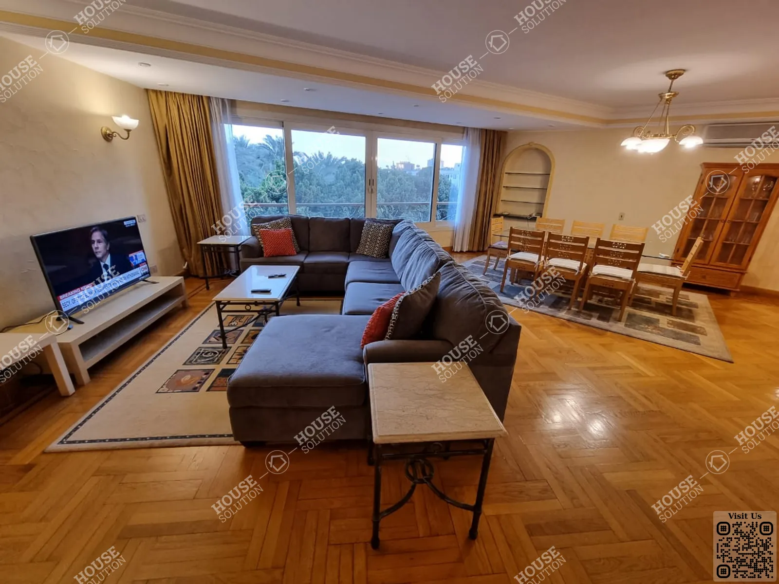 RECEPTION  @ Apartments For Rent In Maadi Maadi Sarayat Area: 200 m² consists of 4 Bedrooms 2 Bathrooms Furnished 5 stars #5081-0