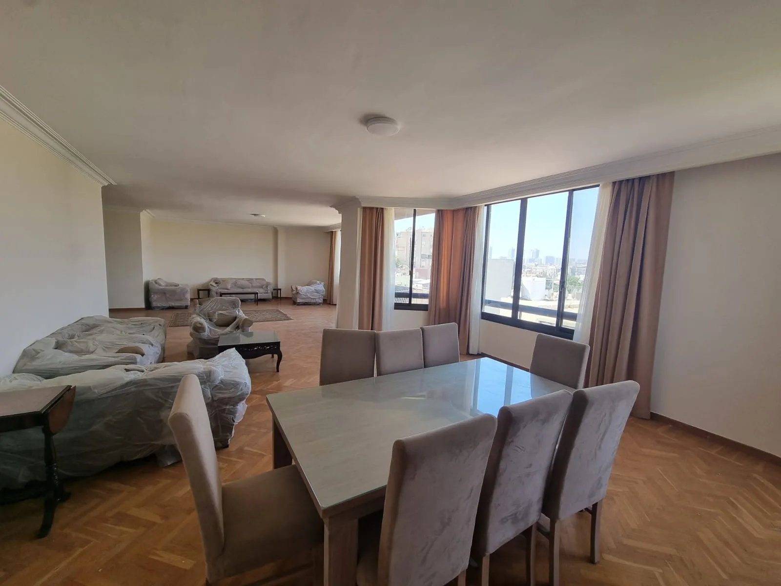 شقق للبيع في المعادي سرايات المعادي مساحة: 380 م² تتكون من 4 غرفة 3 حمام مفروش 5 نجوم #5083