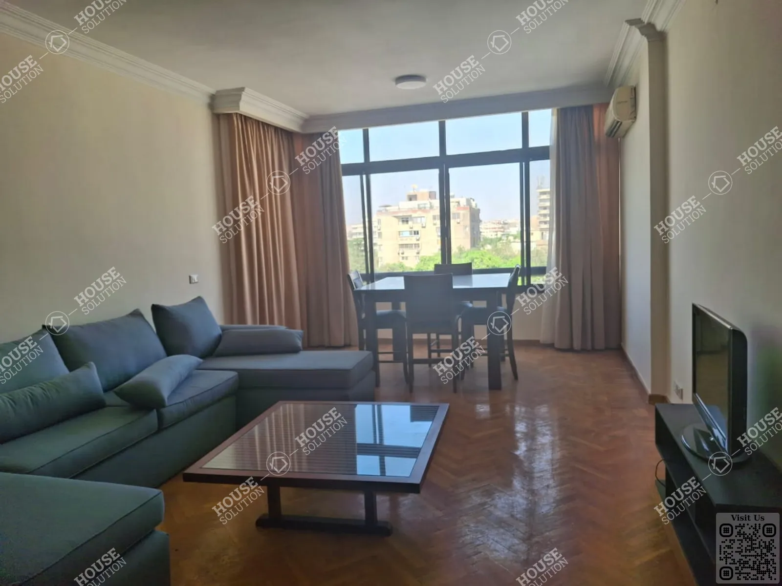 LIVING AREA @ Apartments For Rent In Maadi Maadi Sarayat Area: 380 m² consists of 4 Bedrooms 3 Bathrooms Furnished 5 stars #5083-1