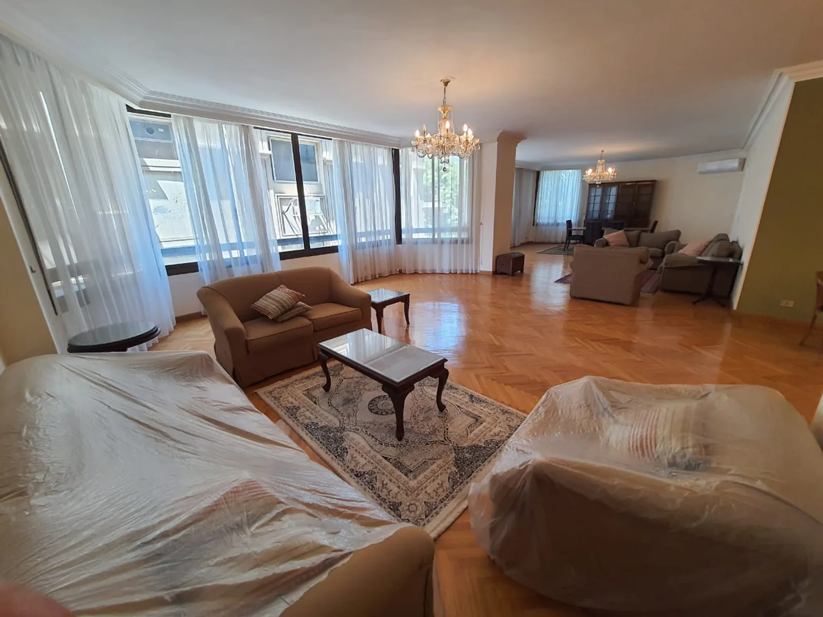 Apartments For Sale In Maadi Maadi Sarayat Area: 380 m² consists of 4 Bedrooms 3 Bathrooms Furnished 5 stars #5084