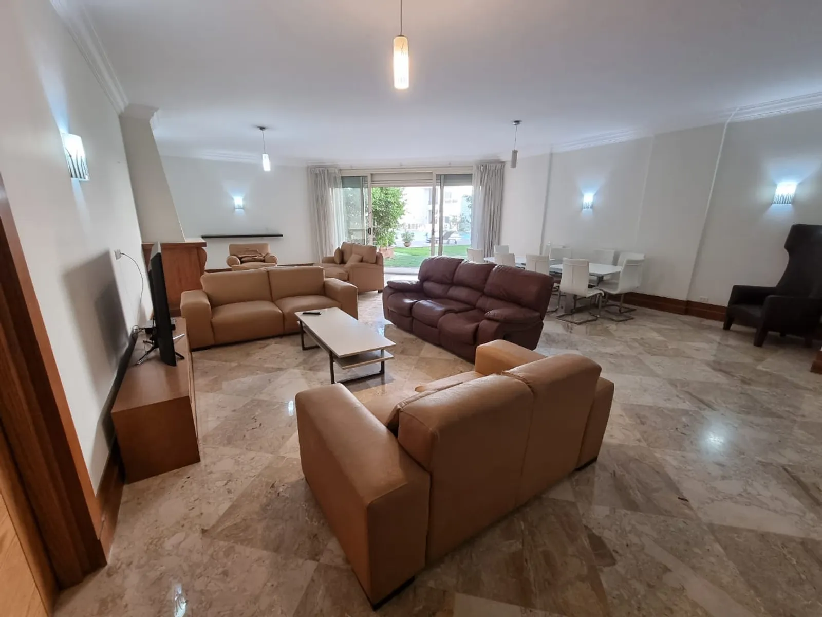 Ground Floors For Sale In Maadi Maadi Sarayat Area: 300 m² consists of 3 Bedrooms 4 Bathrooms Modern furnished 5 stars #5087