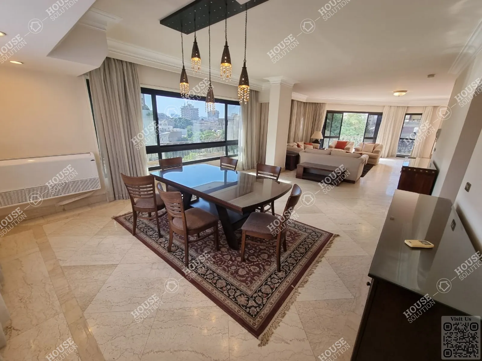 RECEPTION  @ Penthouses For Rent In Maadi Maadi Degla Area: 350 m² consists of 5 Bedrooms 5 Bathrooms Furnished 5 stars #5095-1