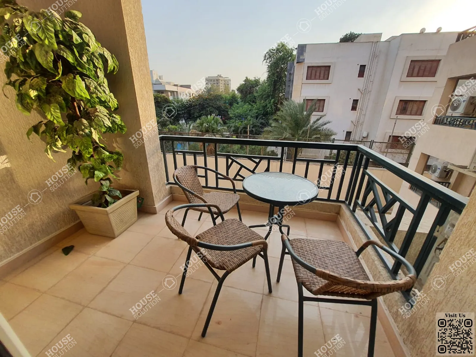 BALCONY  @ Apartments For Rent In Maadi Maadi Sarayat Area: 140 m² consists of 2 Bedrooms 2 Bathrooms Modern furnished 5 stars #5097-1
