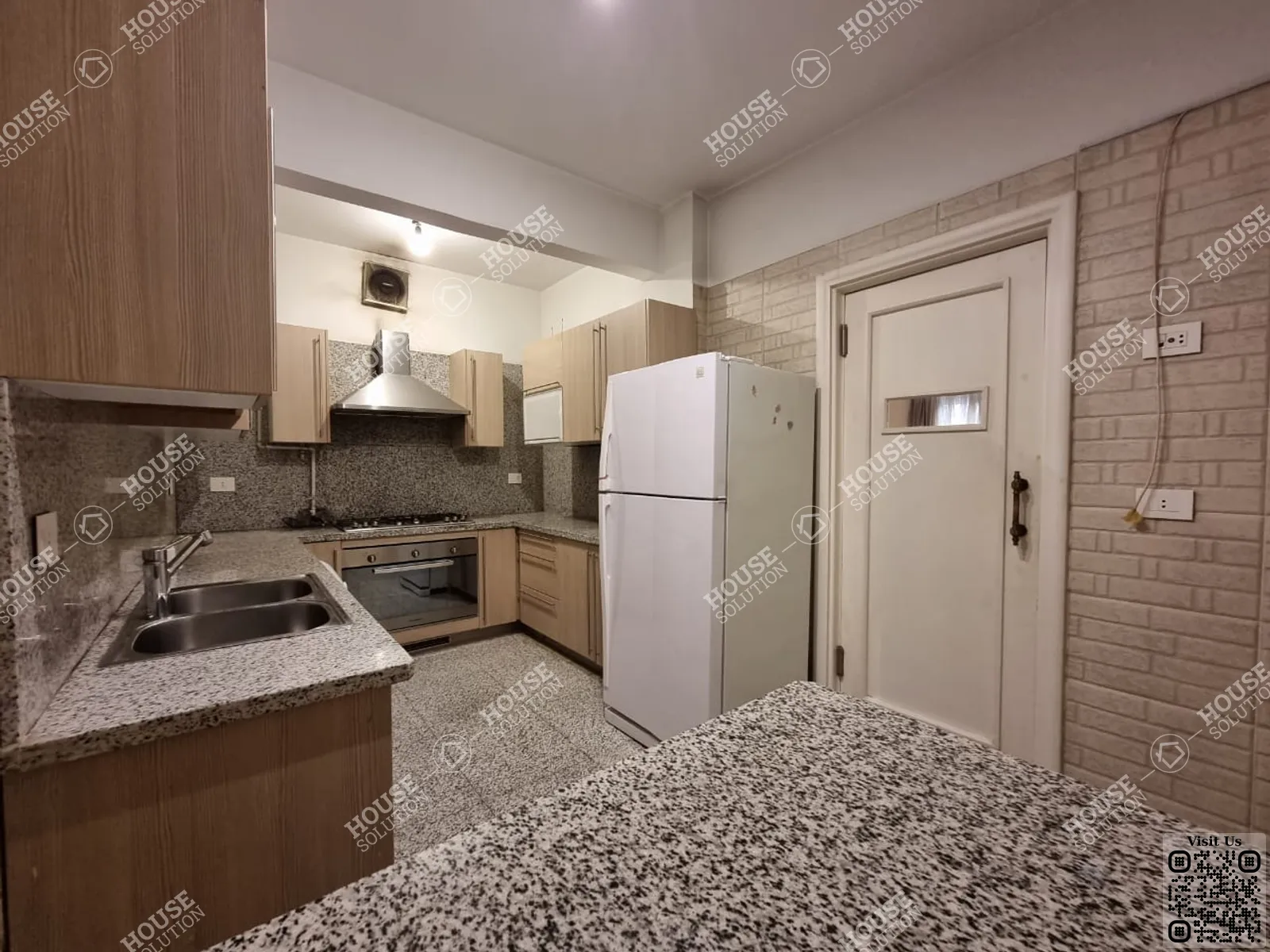 KITCHEN  @ Ground Floors For Rent In Maadi Maadi Sarayat Area: 230 m² consists of 3 Bedrooms 2 Bathrooms Semi furnished 5 stars #5099-1