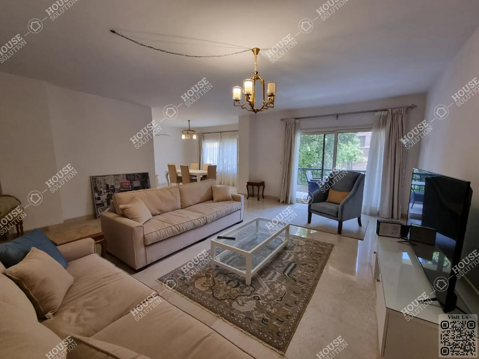 RECEPTION  @ Apartments For Rent In Maadi Maadi Sarayat Area: 250 m² consists of 3 Bedrooms 3 Bathrooms Modern furnished 5 stars #5106-0