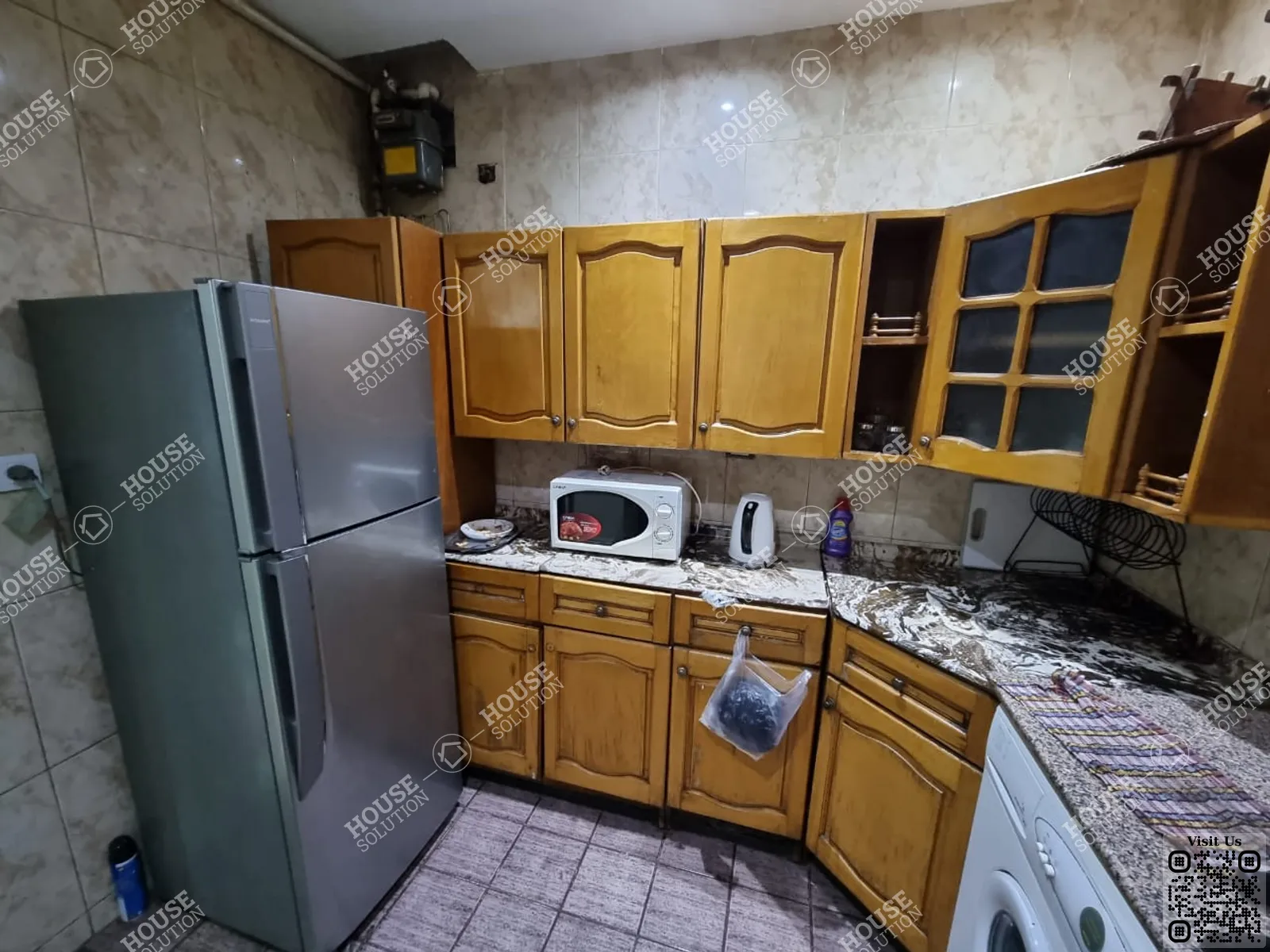 KITCHEN @ Apartments For Rent In Maadi Maadi Degla Area: 130 m² consists of 2 Bedrooms 2 Bathrooms Furnished 5 stars #5110-1