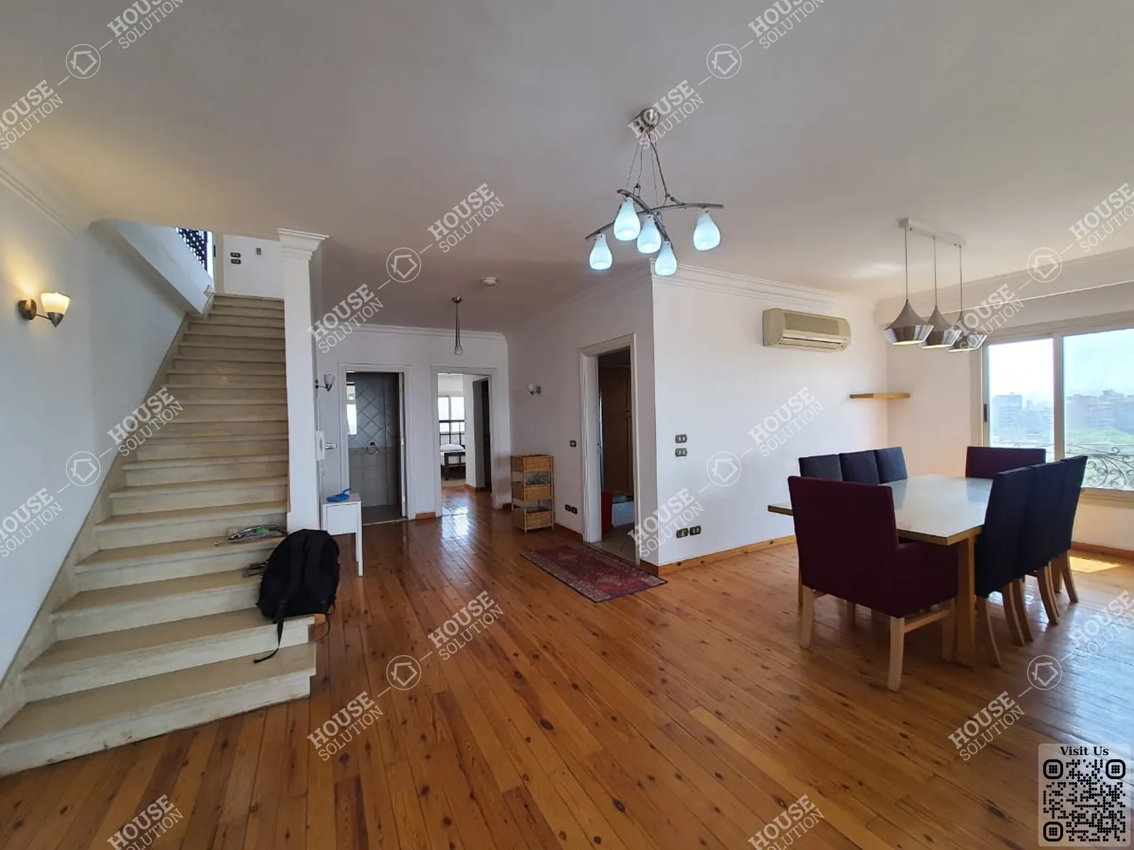 RECEPTION  @ Penthouses For Rent In Maadi Maadi Sarayat Area: 300 m² consists of 3 Bedrooms 4 Bathrooms Modern furnished 5 stars #5114-1