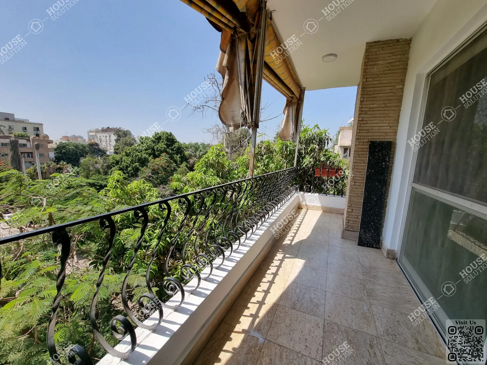 BALCONY  @ Apartments For Rent In Maadi Maadi Sarayat Area: 350 m² consists of 4 Bedrooms 3 Bathrooms Furnished 5 stars #5125-2