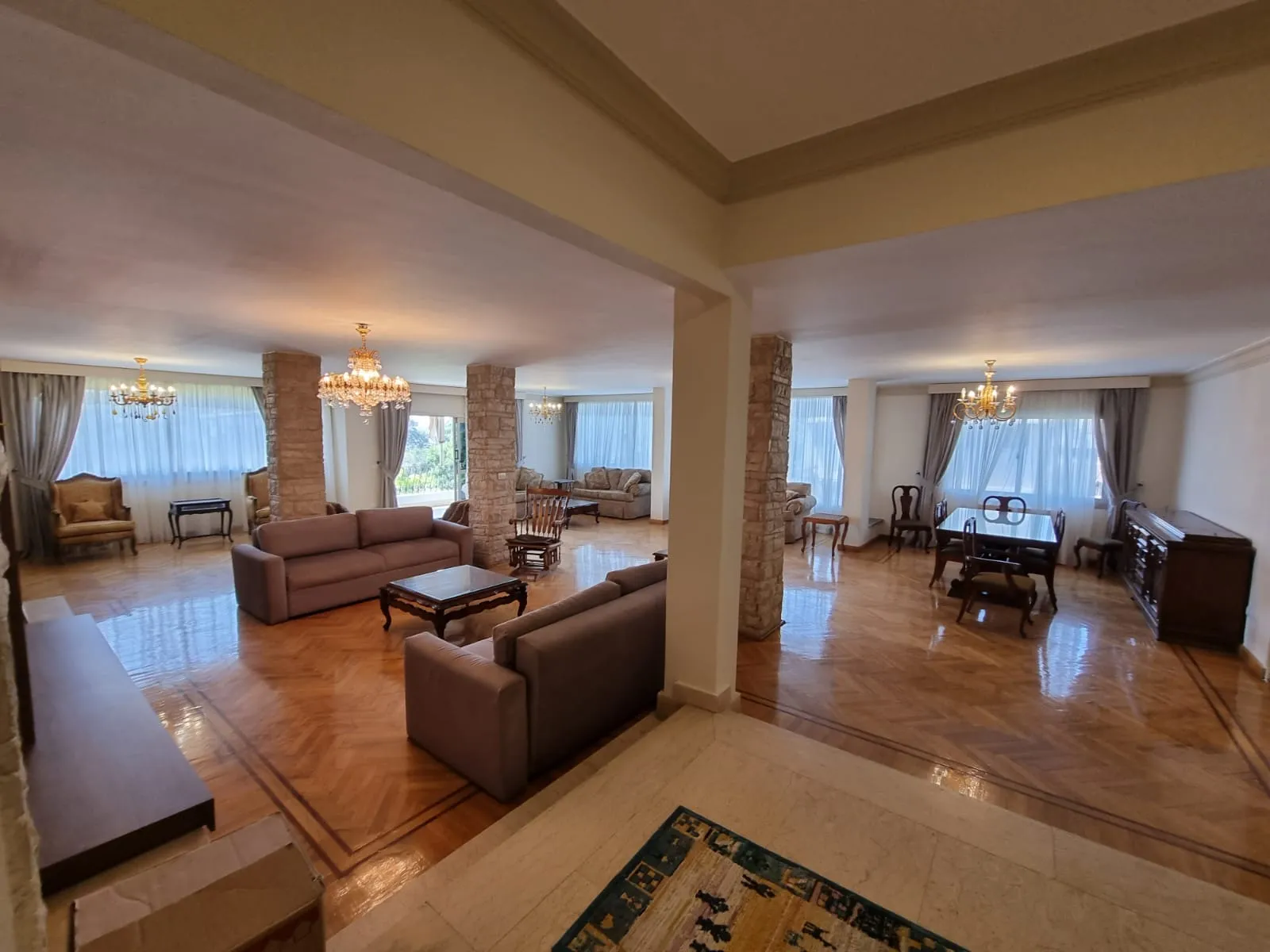 Apartments For Sale In Maadi Maadi Sarayat Area: 350 m² consists of 4 Bedrooms 3 Bathrooms Furnished 5 stars #5125
