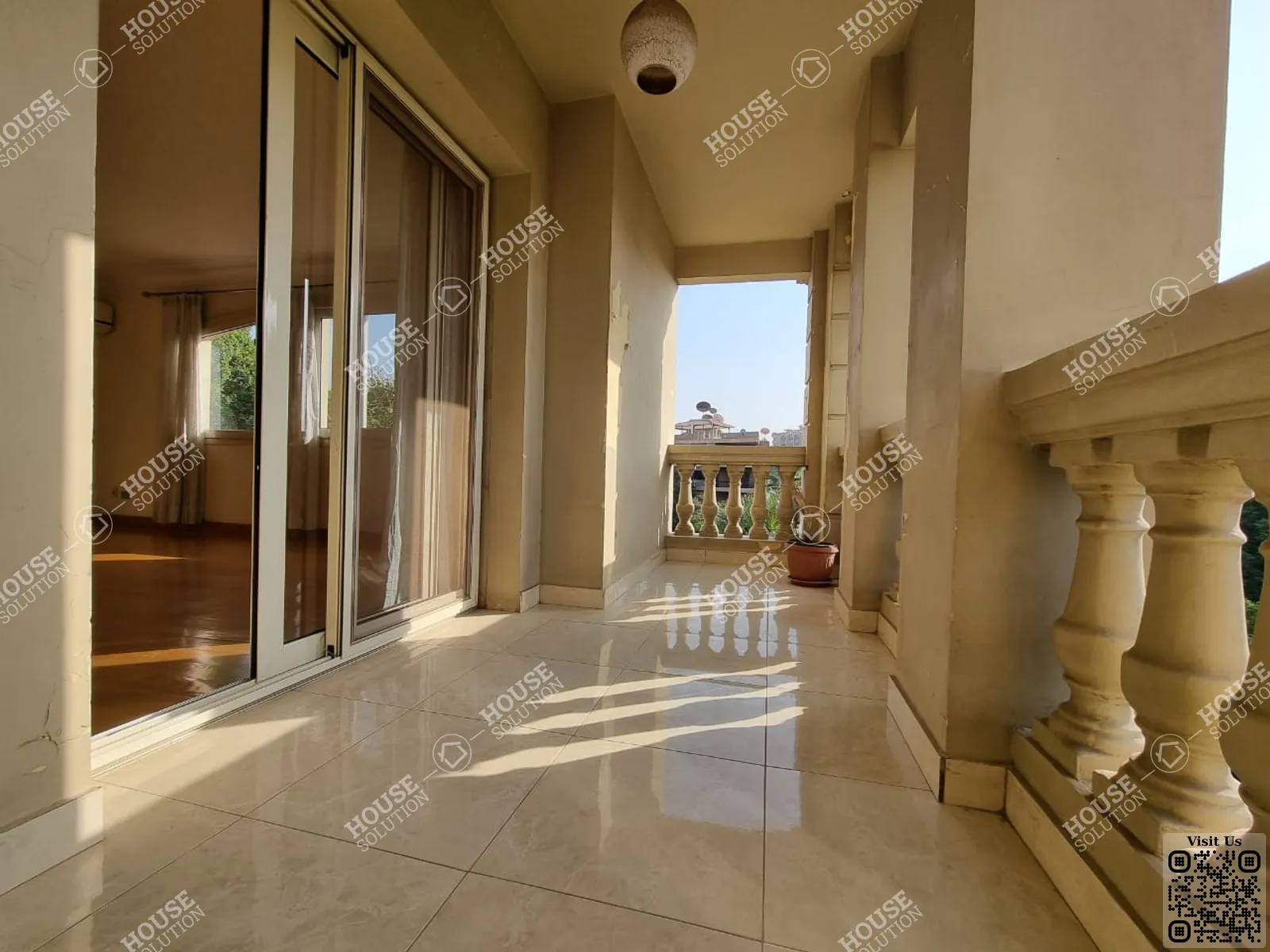 BALCONY  @ Apartments For Rent In Maadi Maadi Sarayat Area: 350 m² consists of 4 Bedrooms 4 Bathrooms Modern furnished 5 stars #5130-2